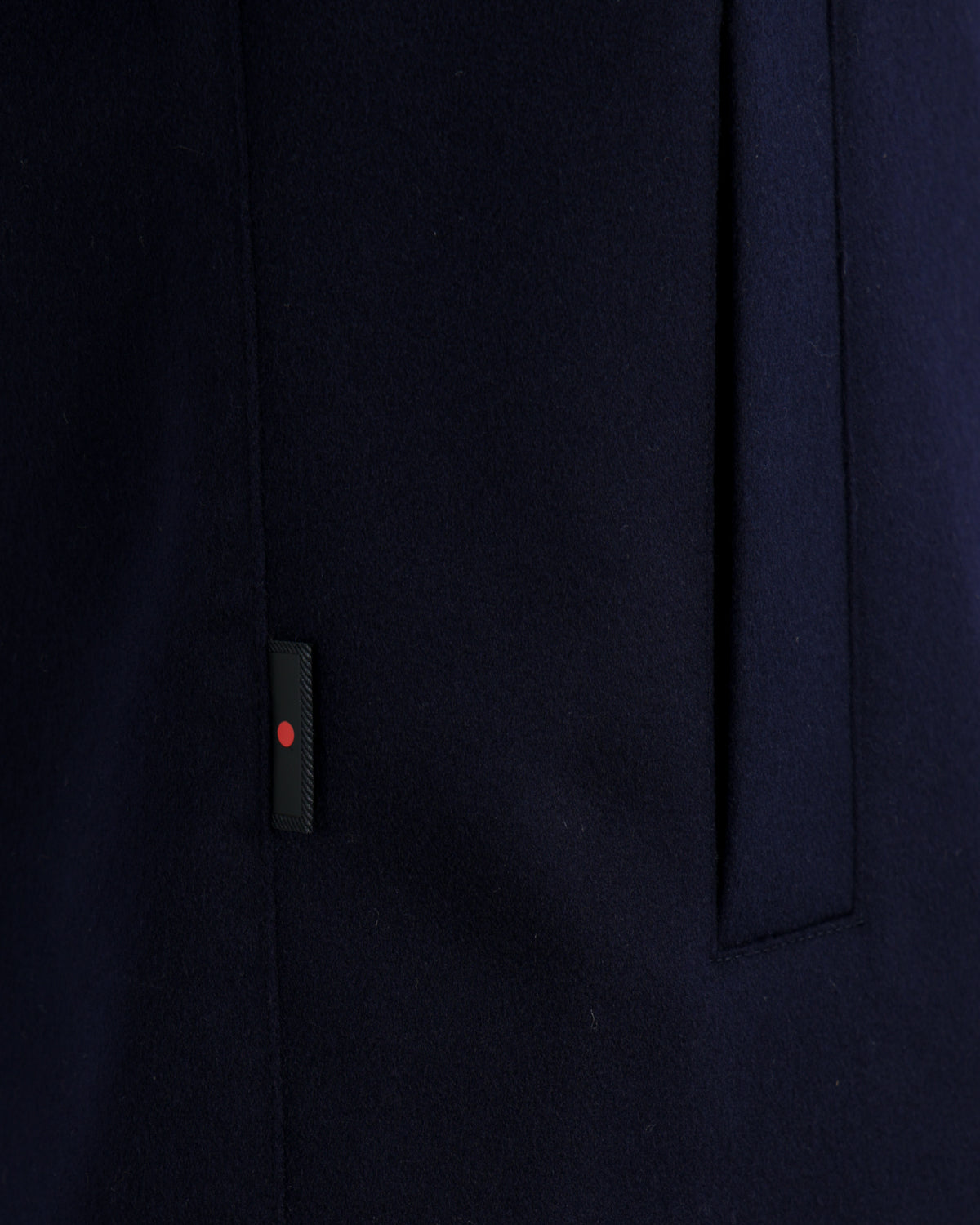 KITON KIRED Travtek "Furat" Navy Blue Virgin Wool Flannel Jacket Coat EU 50 US M