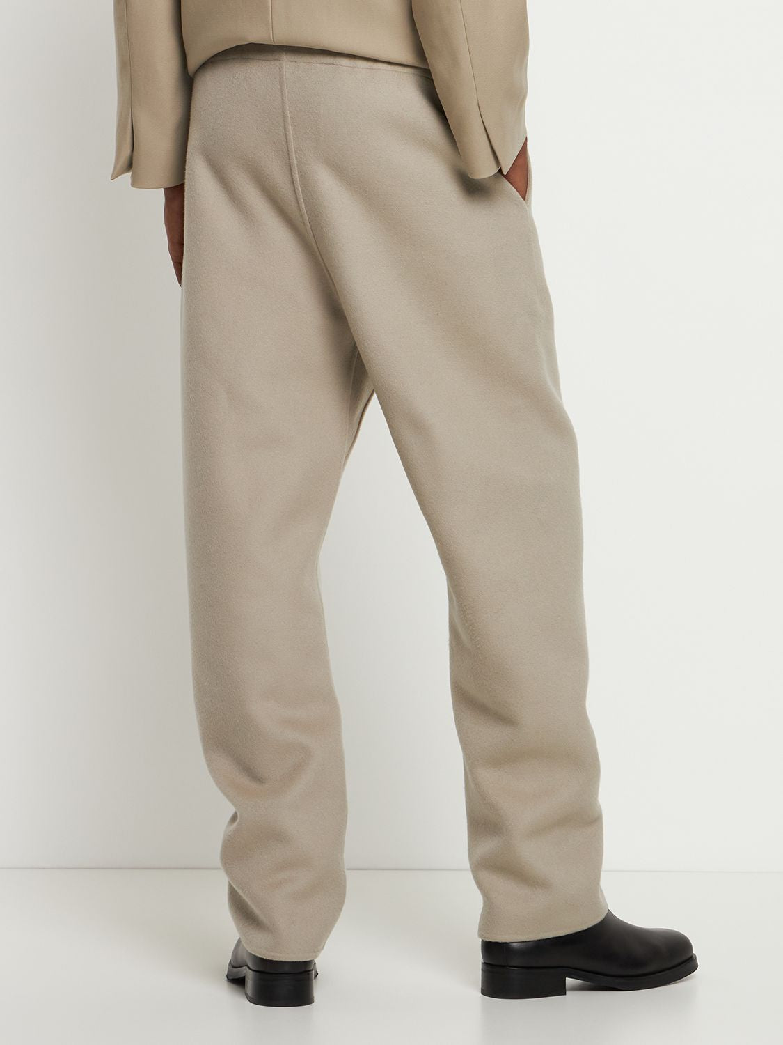FEAR OF GOD Eternal Double Faced Wool-Cashmere Dausty Beige Pants