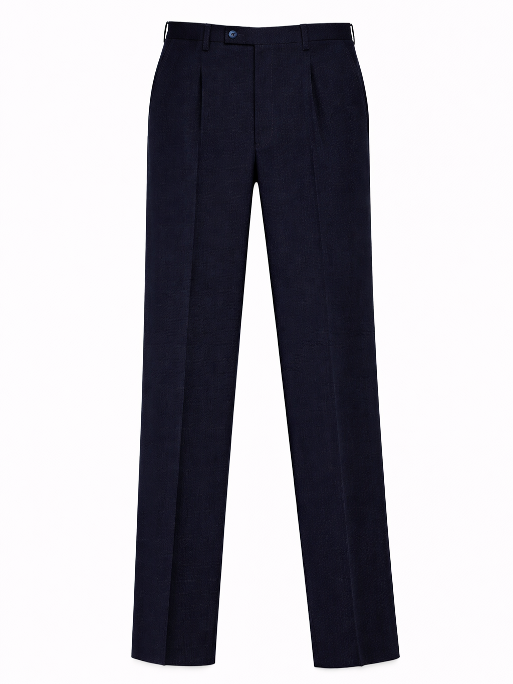 CASTANGIA for SIR WILSON Navy Blue Pure Wool Business Suit