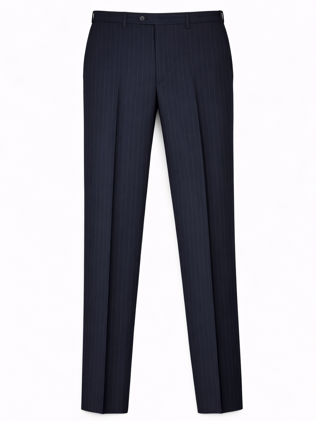 SIR WILSON Torino Navy Blue Striped Wool Business Suit