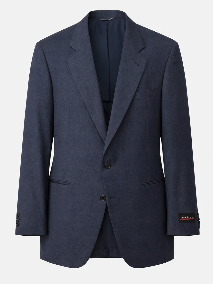 Hitman by Cerruti Navy Blue Pure "Arsenio" Wool Business Suit
