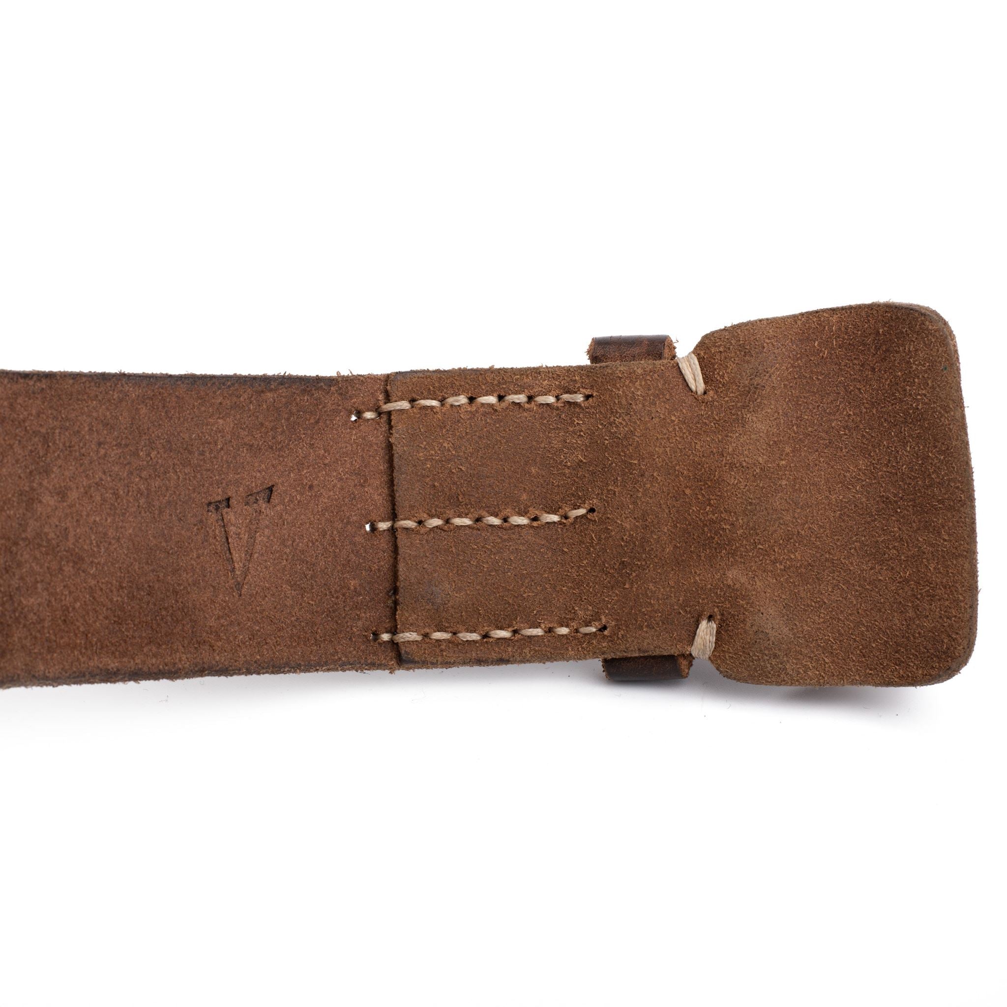 THEDI LEATHERS "Legendary" Brown Handmade Thick Leather Belt NEW 36-40 105