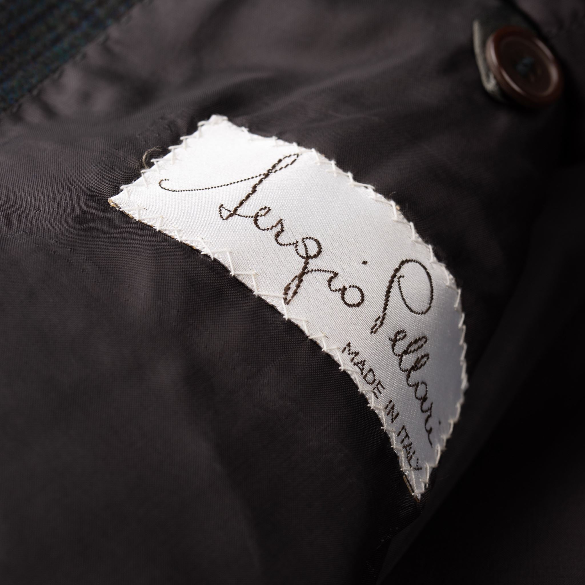 SERGIO PELLARI Green Plaid Ermenegildo Zegna Wool Suit EU 48 NEW US 38