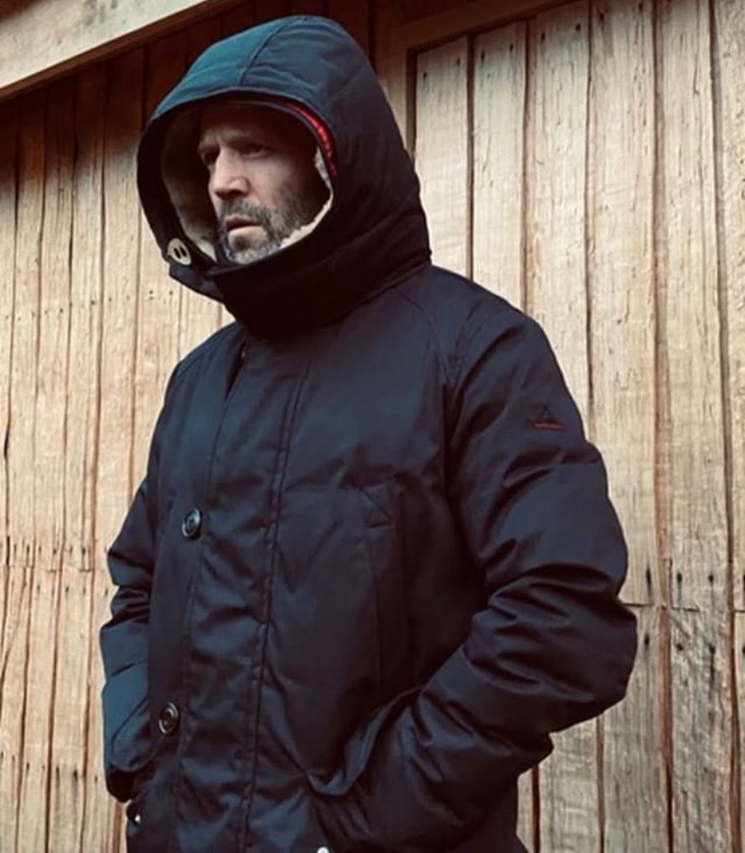 HOLUBAR "Boulder" Navy Blue Down-Feather Hooded Parka Jacket XL NEW