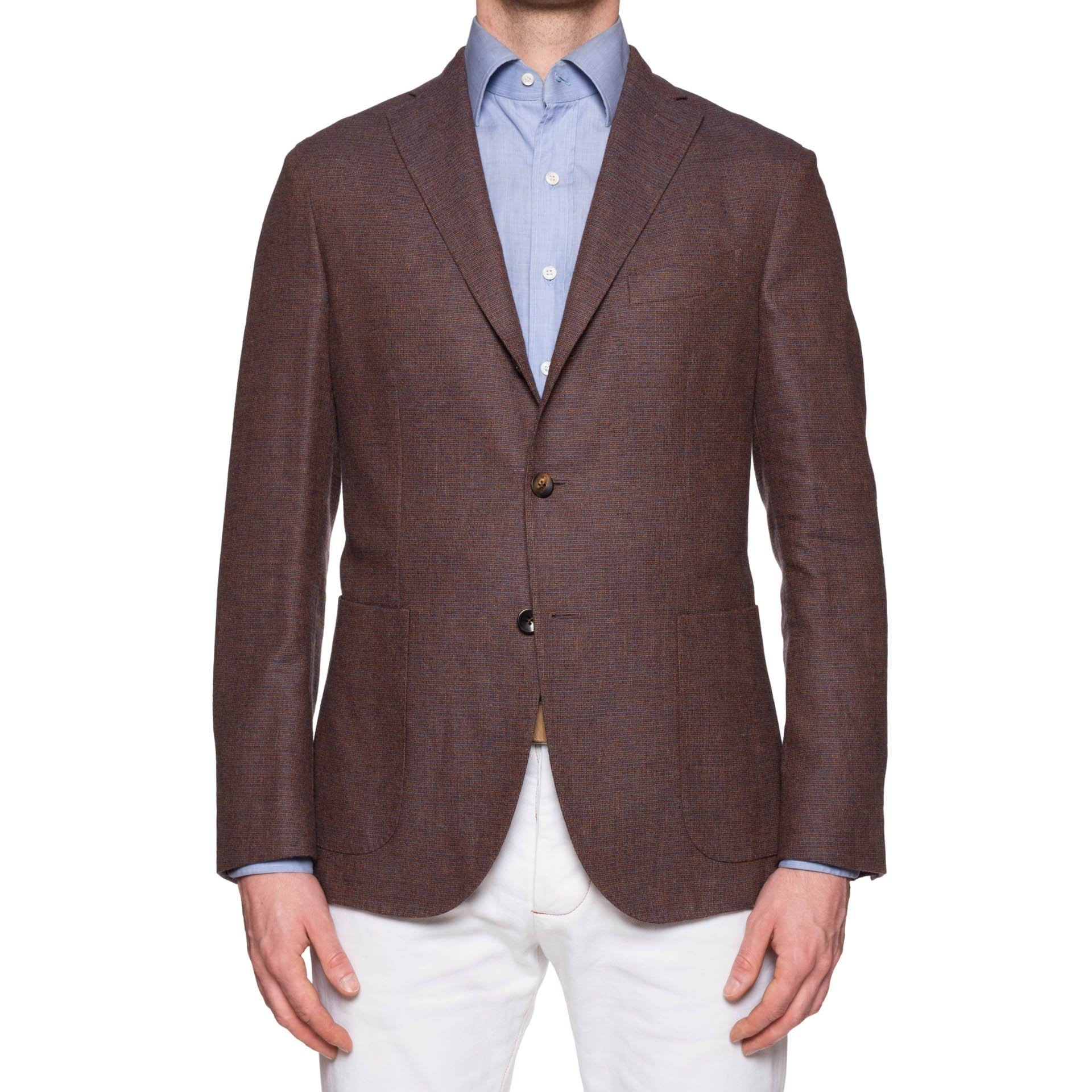 BOGLIOLI "K. Jacket" Wool-Linen-Cashmere Unlined Jacket EU 50 NEW US 40