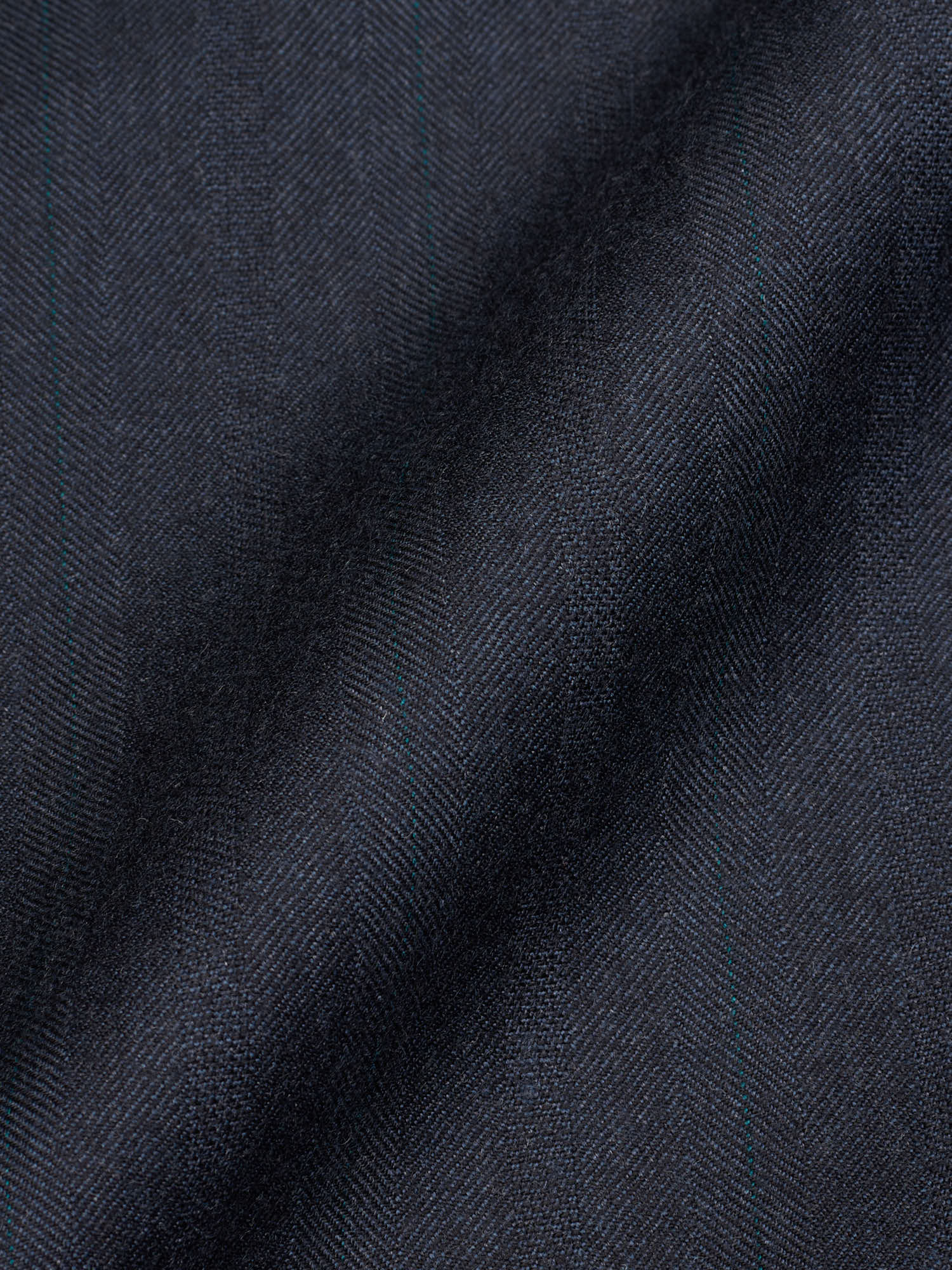 ABLA for Sir Wilson Handmade Blue Herringbone Wool Super 100's Suit