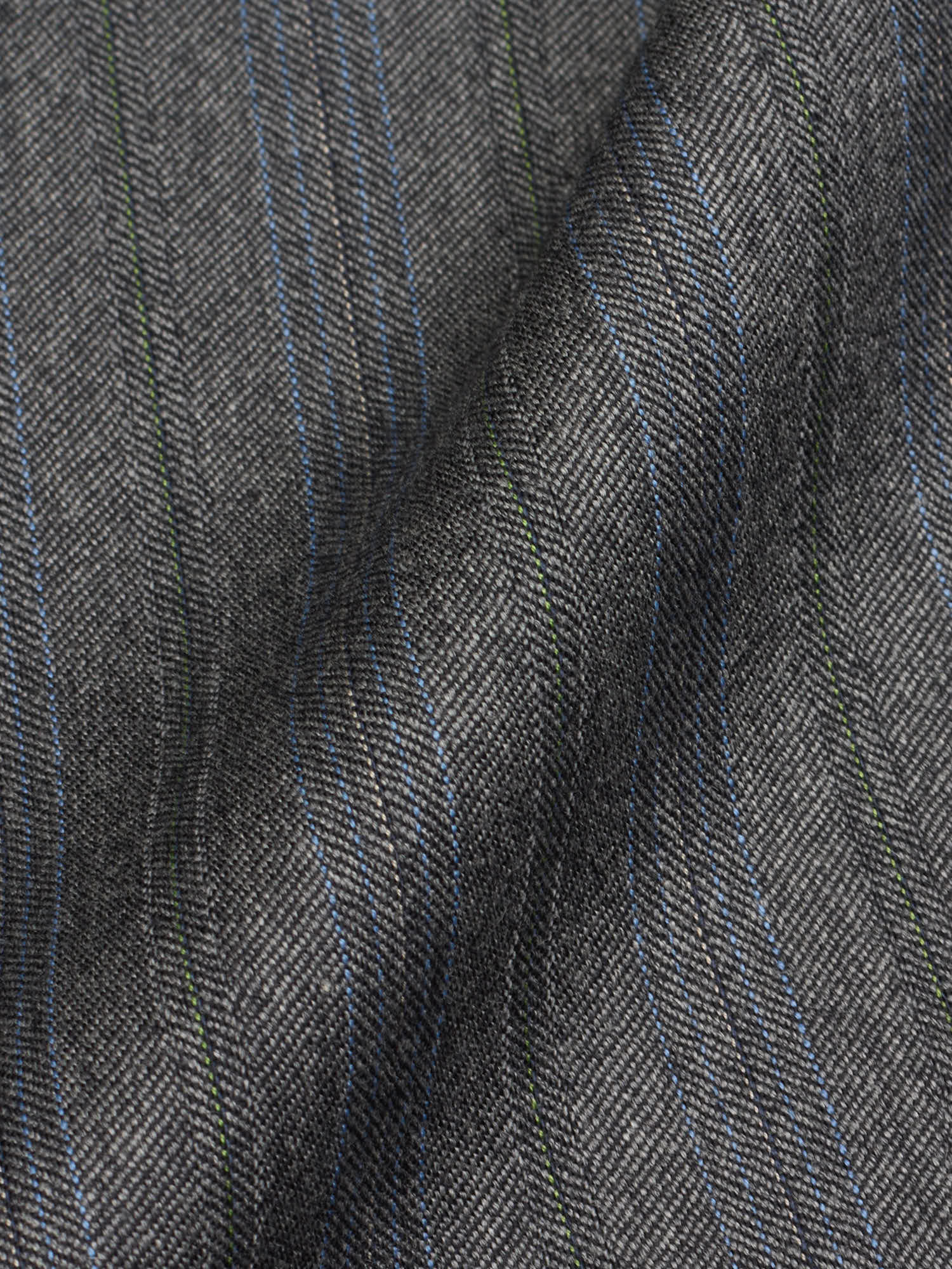 ABLA for Sir Wilson Handmade Gray Herringbone Suit