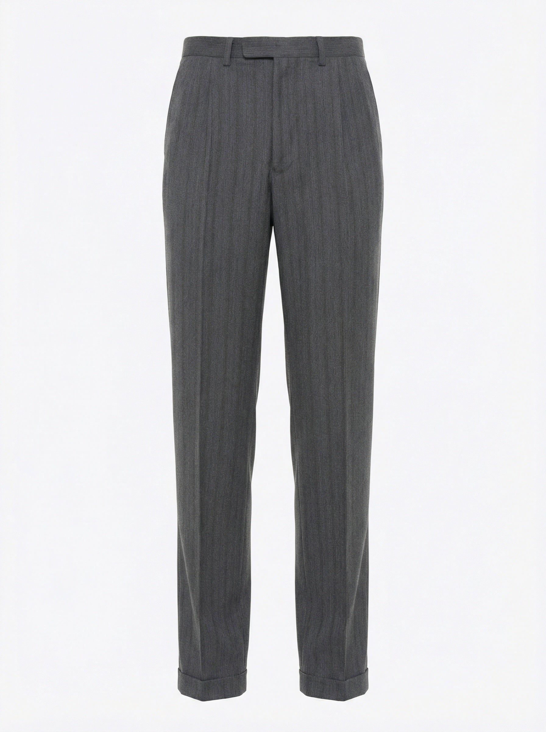 ABLA for Sir Wilson Handmade Gray Herringbone Suit