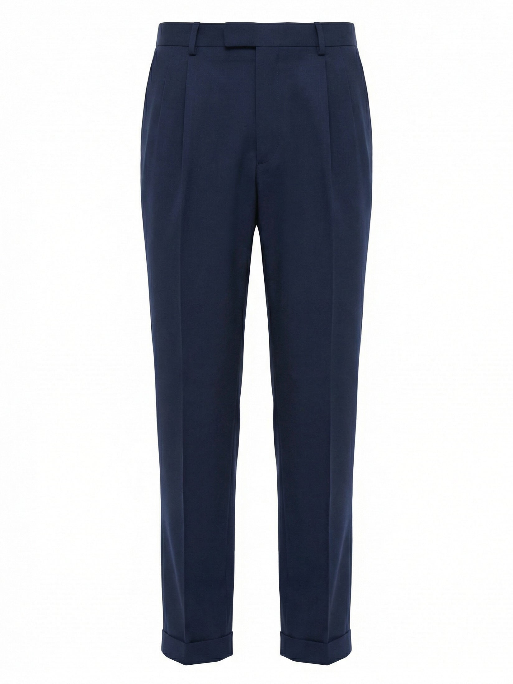 ABLA for Sir Wilson Handmade Navy Blue Wool Business Suit