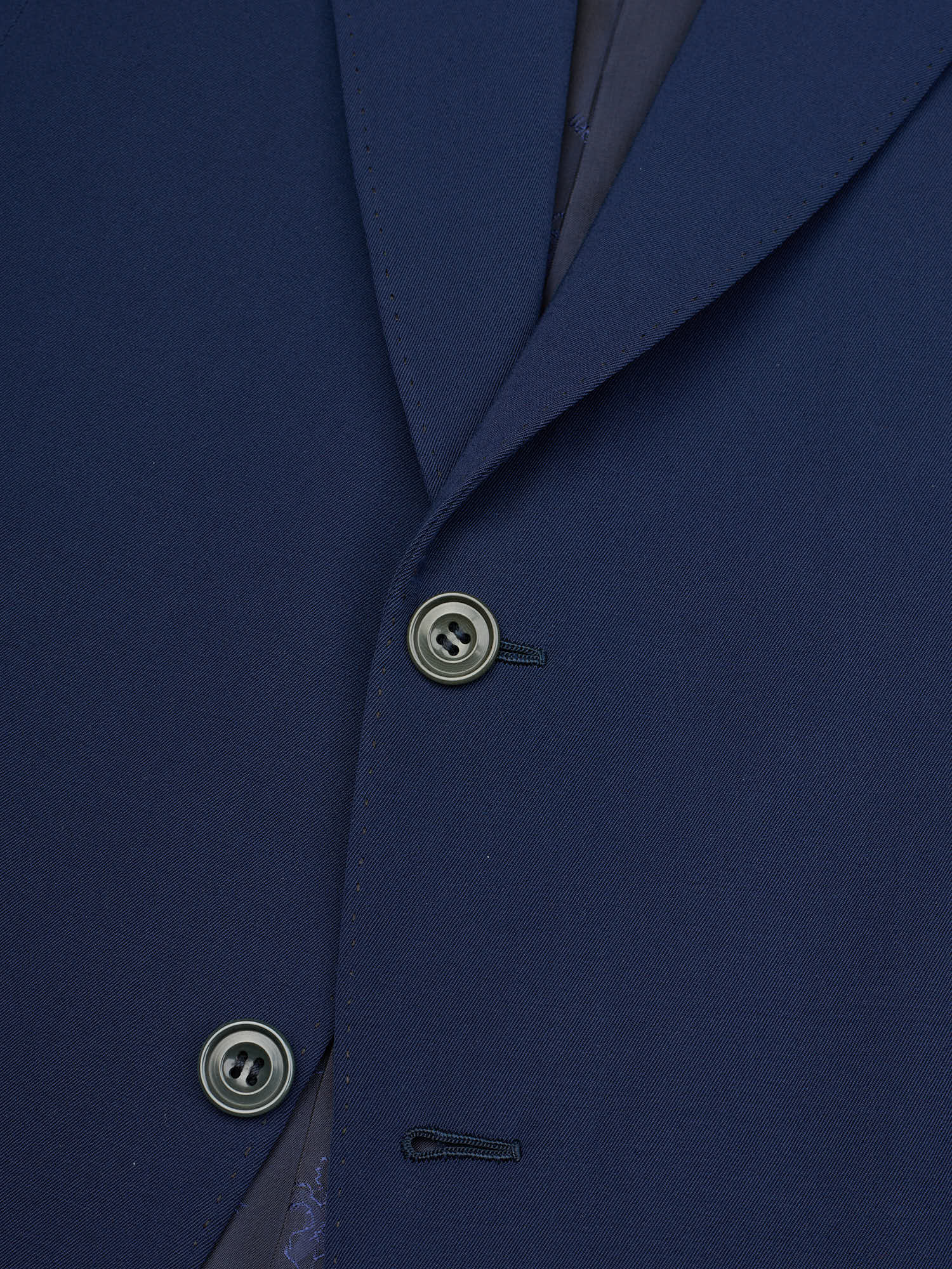 ABLA for Sir Wilson Handmade Navy Blue Wool Business Suit