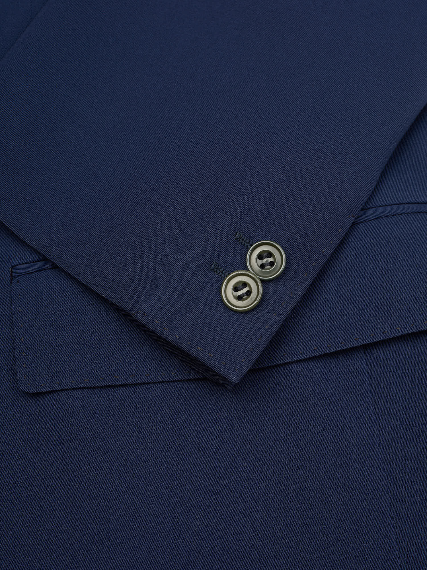 ABLA for Sir Wilson Handmade Navy Blue Wool Business Suit