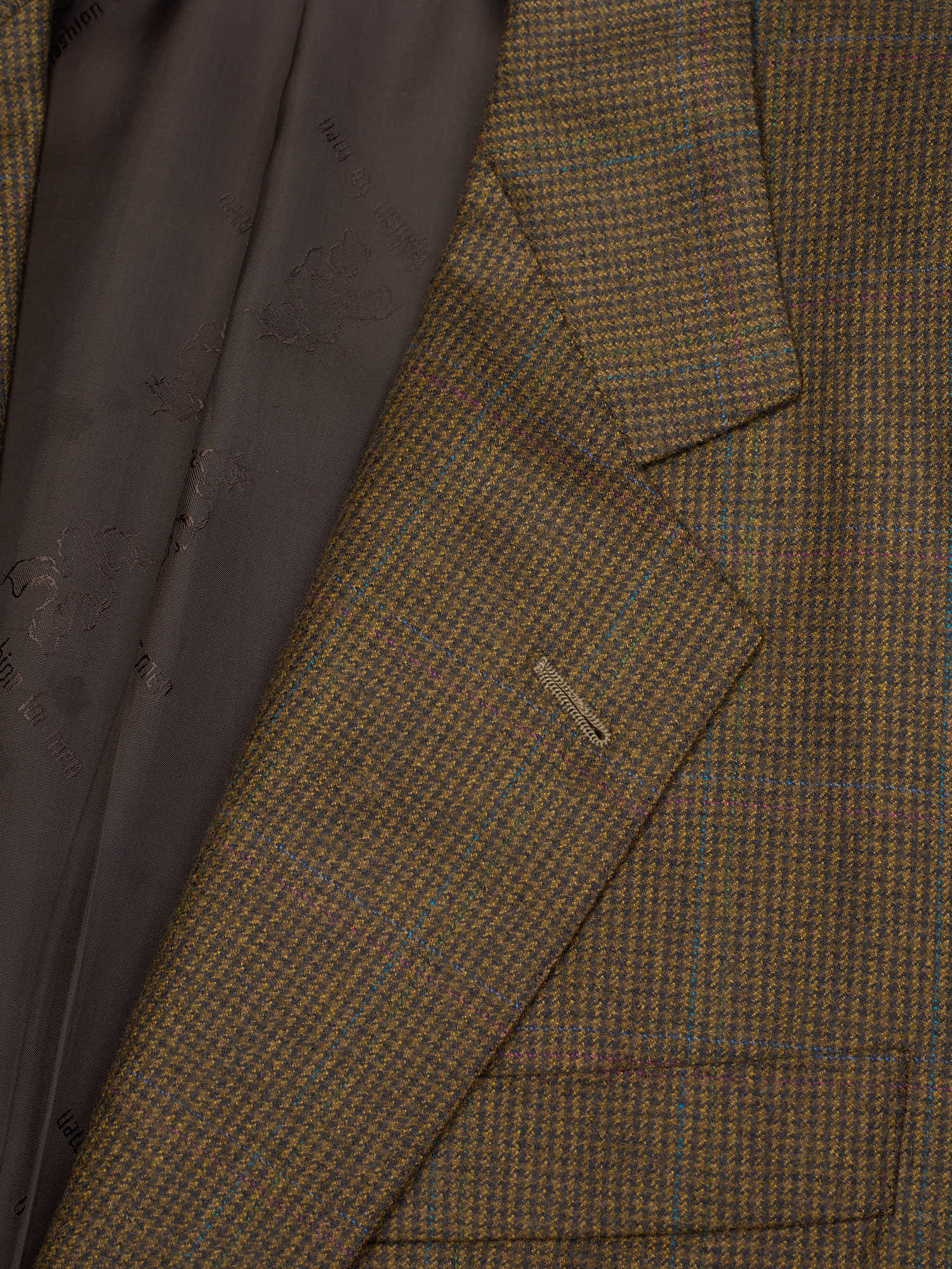 ABLA for Sir Wilson Handmade Houndstooth Australian Wool Suit