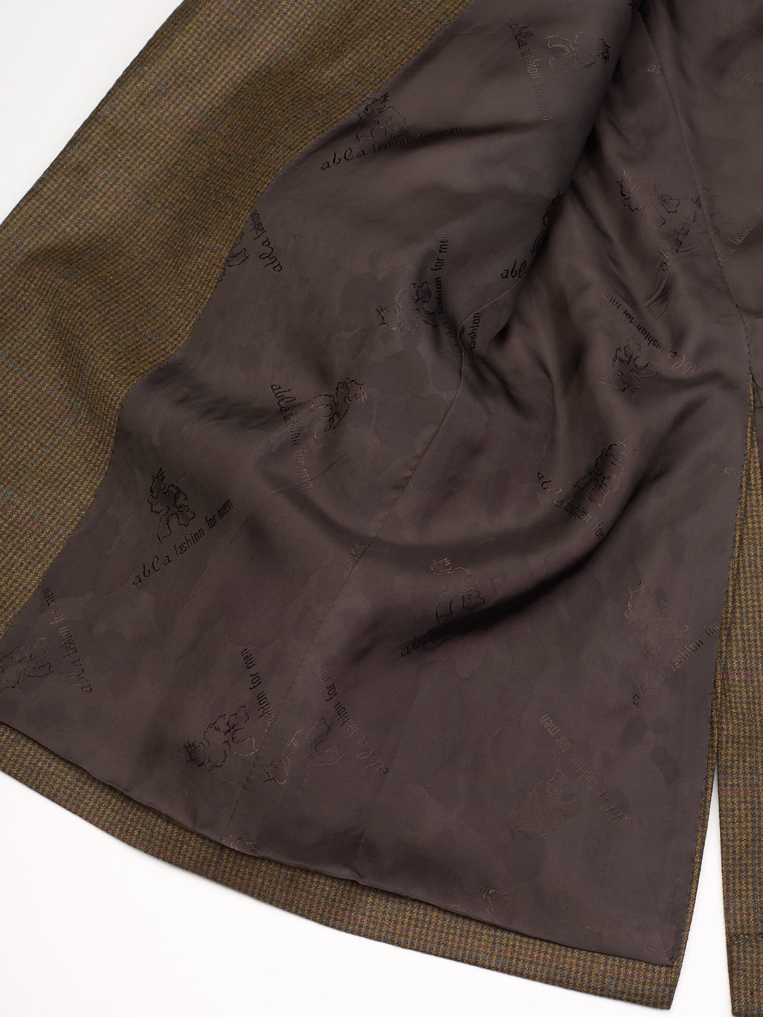 ABLA for Sir Wilson Handmade Houndstooth Australian Wool Suit