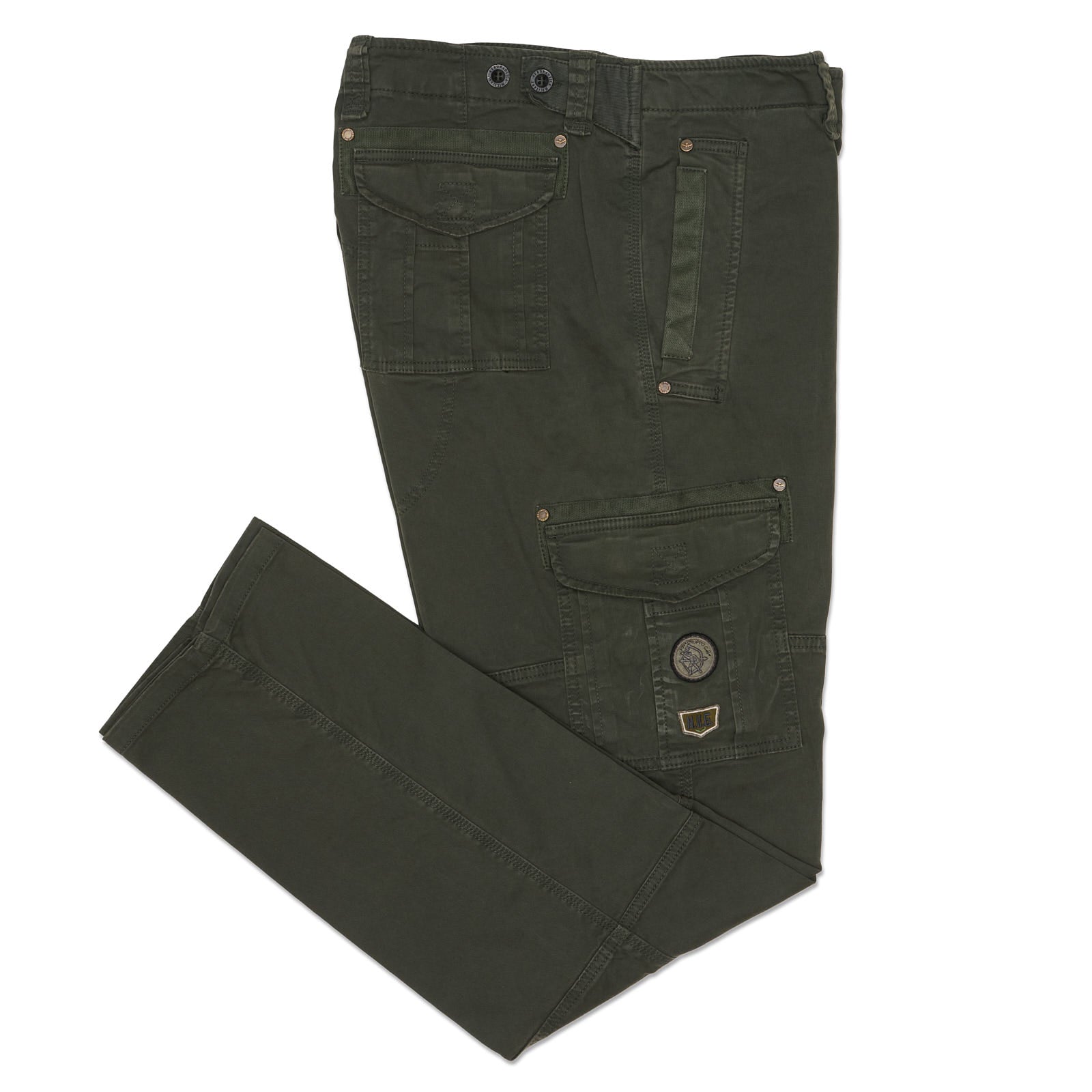 AERONAUTICA MILITARE Green Cotton Cargo Pants EU 58 NEW US 42