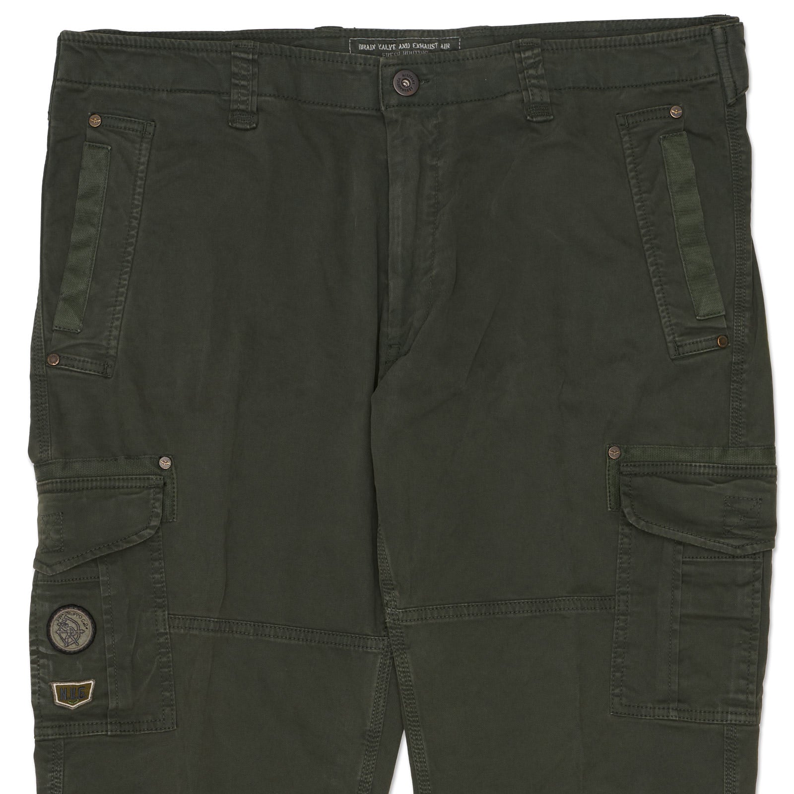 AERONAUTICA MILITARE Green Cotton Cargo Pants EU 58 NEW US 42