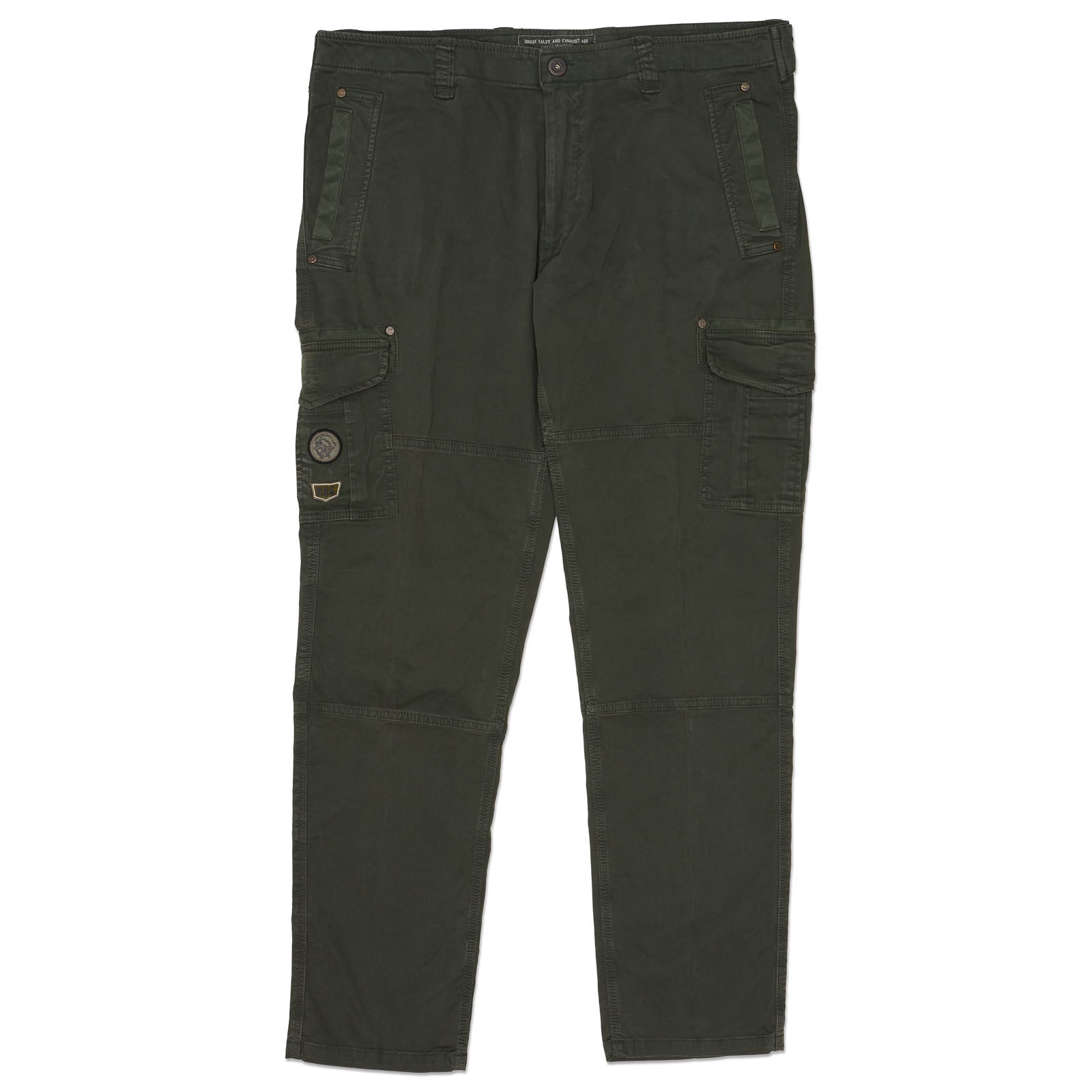 AERONAUTICA MILITARE Green Cotton Cargo Pants EU 58 NEW US 42