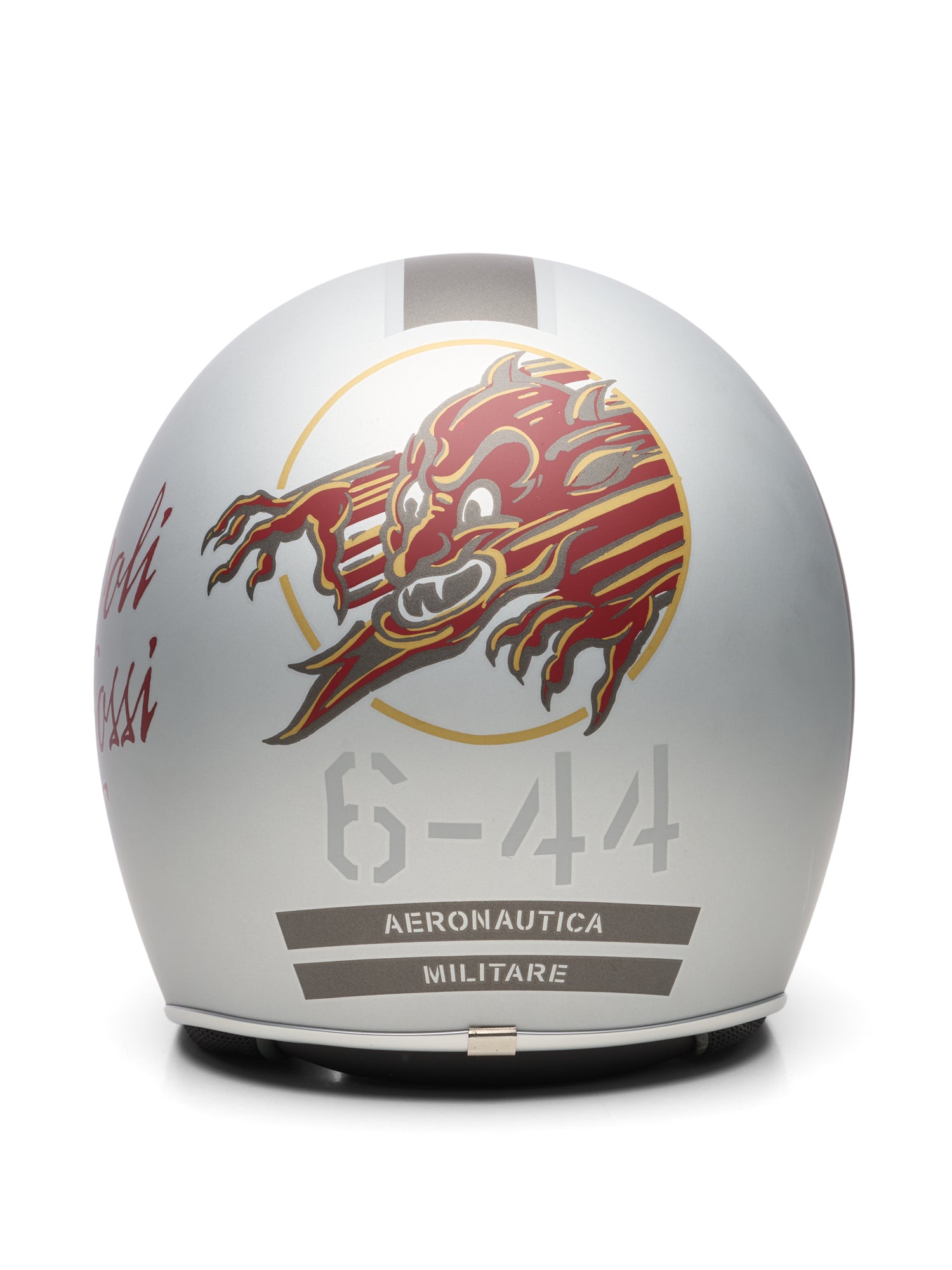 AERONAUTICA MILITARE "Diavoli Rossi" Motorcycle Flight Helmet NEW XS France