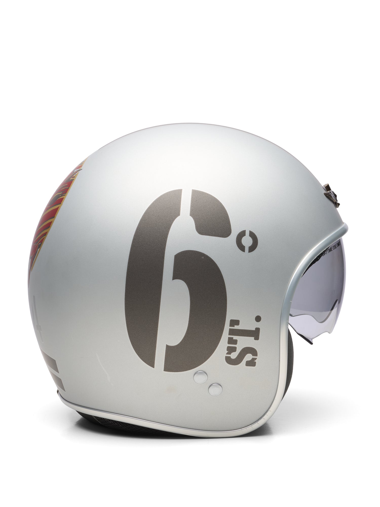 AERONAUTICA MILITARE "Diavoli Rossi" Motorcycle Flight Helmet NEW XS France