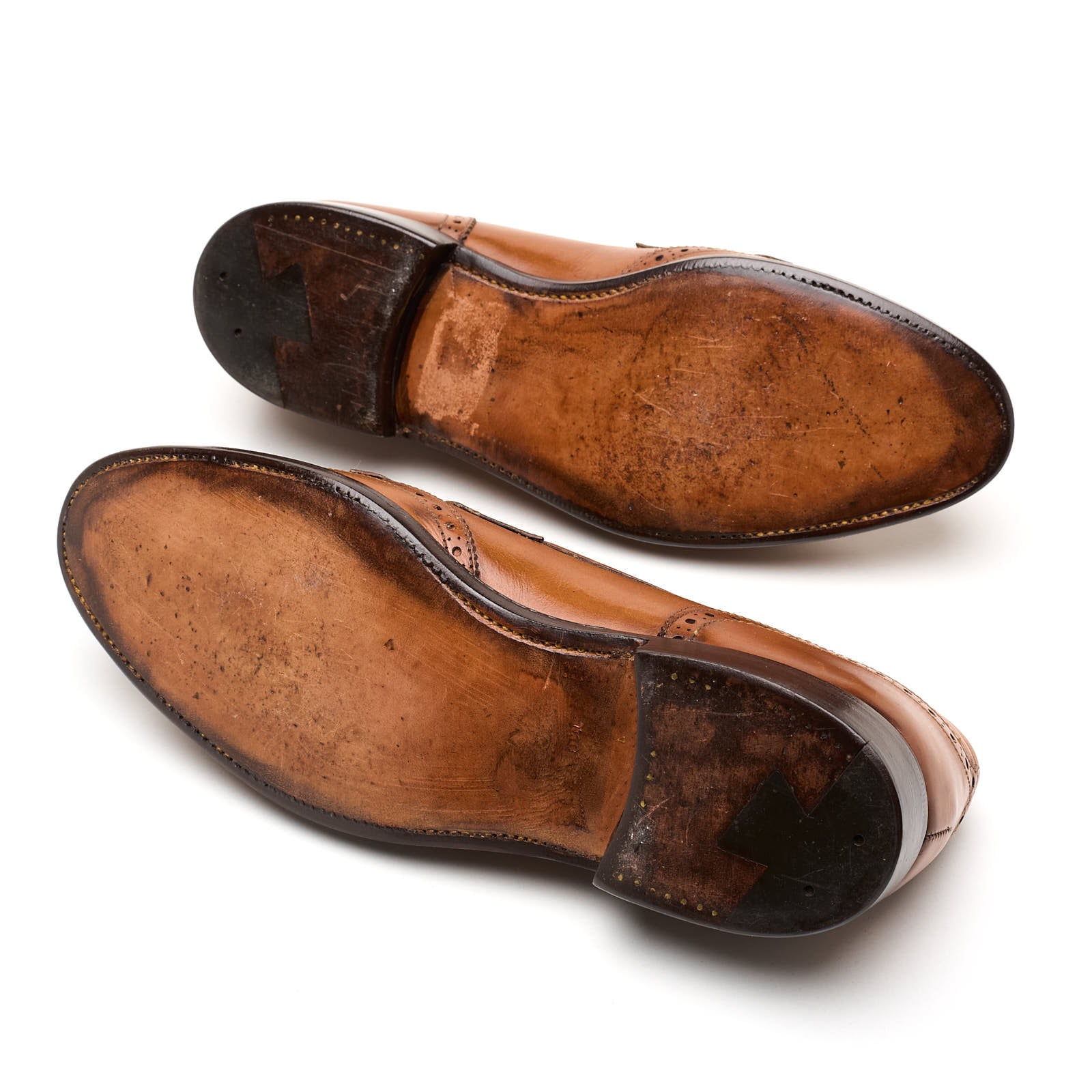 ALDEN 610 for Mills Touche Cognac Tassel Kilts Wing Tip Loafer Shoes US 8.5 C/E