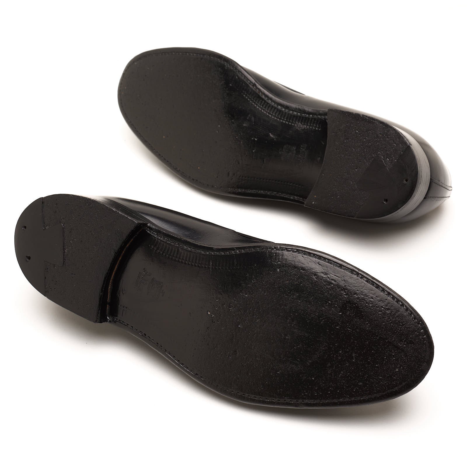 ALDEN 660 Black Calf Leather Tassel Moccasin Loafer Shoes EU 8.5 US 9 C/E