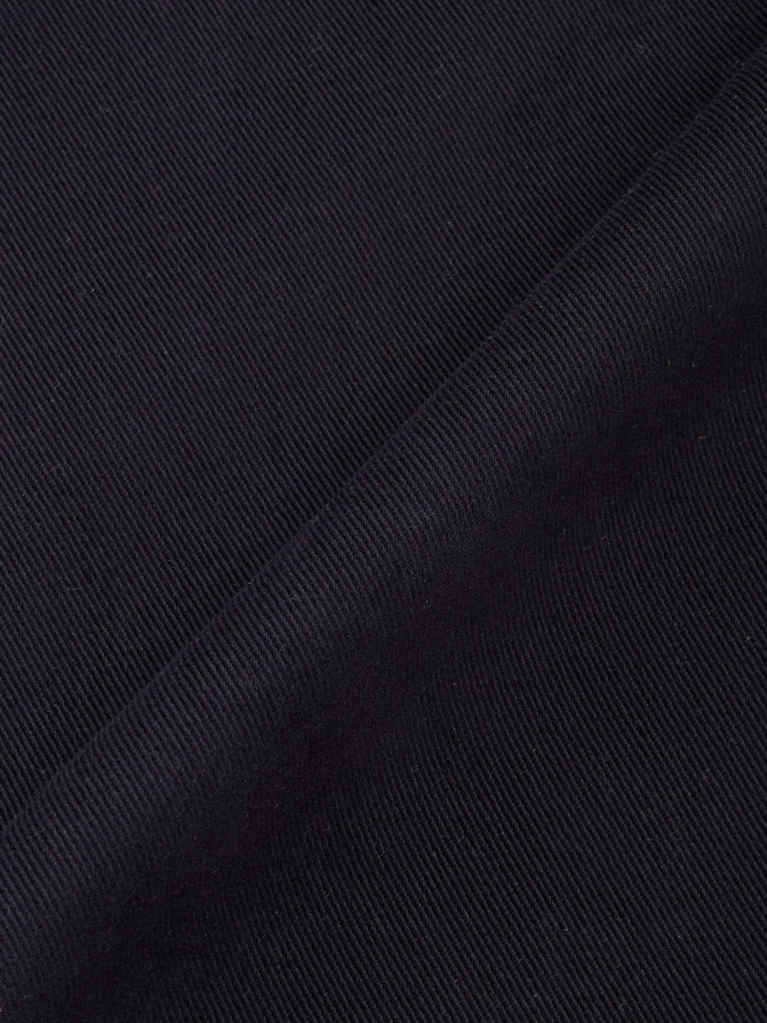 ANDERSON SHEPPARD Navy Blue Cotton Twill Safari Jacket L