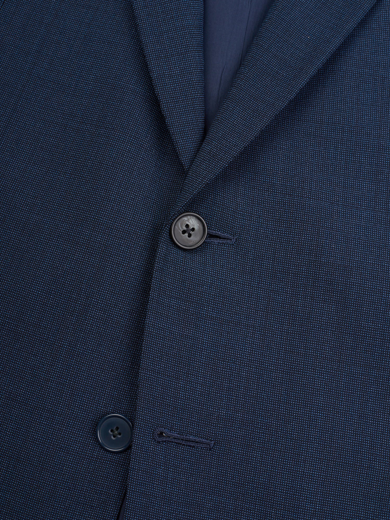 ANDERSON & SHEPPARD Savile Row Blue Birdseye Bespoke Suit