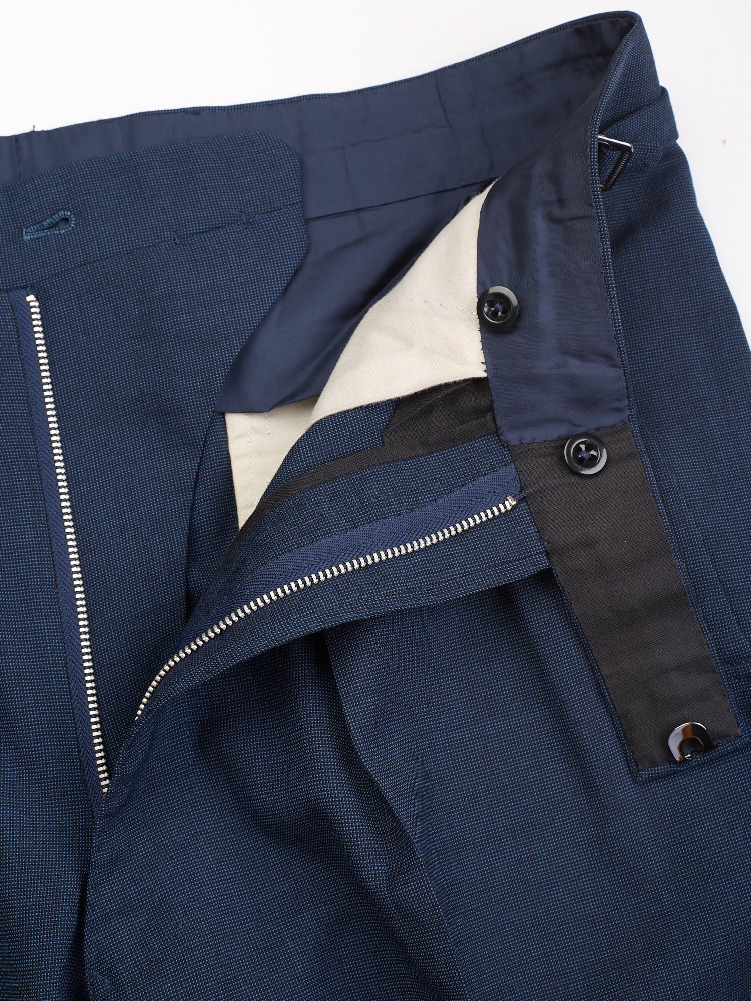 ANDERSON & SHEPPARD Savile Row Blue Birdseye Bespoke Suit