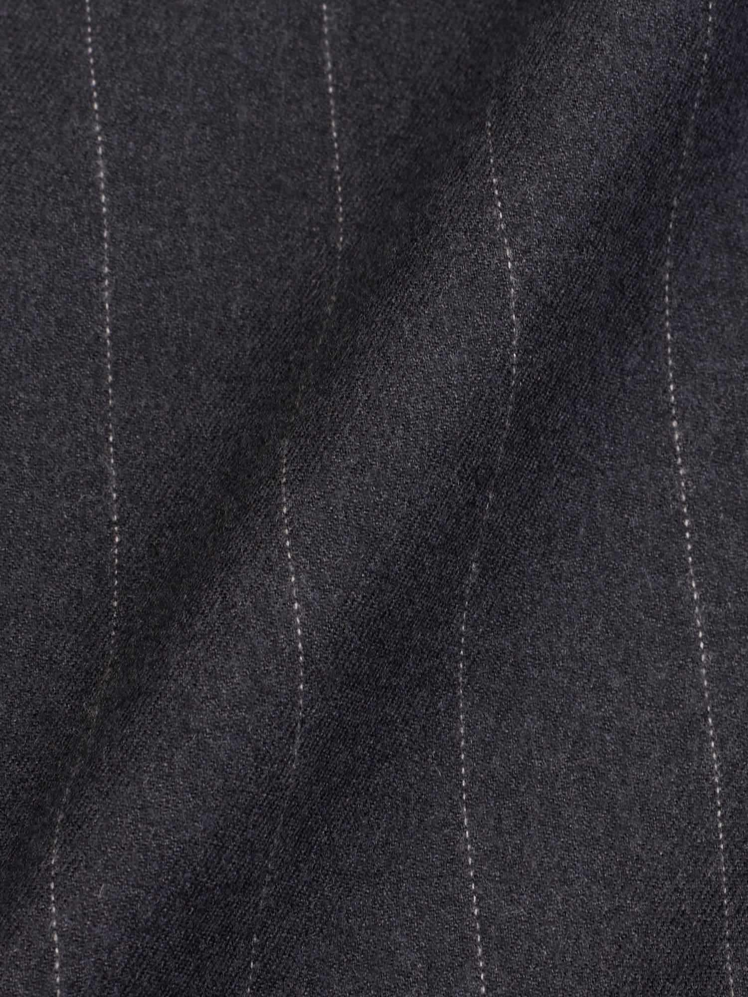 ANDERSON & SHEPPARD Gray Pinstripe Wool DB Bespoke Suit 2 Pairs of Pants