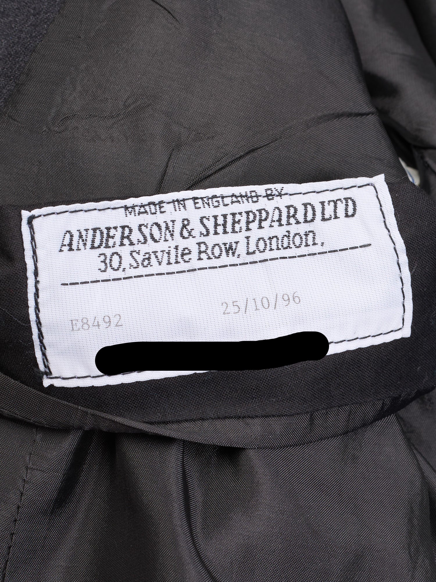 ANDERSON & SHEPPARD Gray Pinstripe Wool DB Bespoke Suit 2 Pairs of Pants