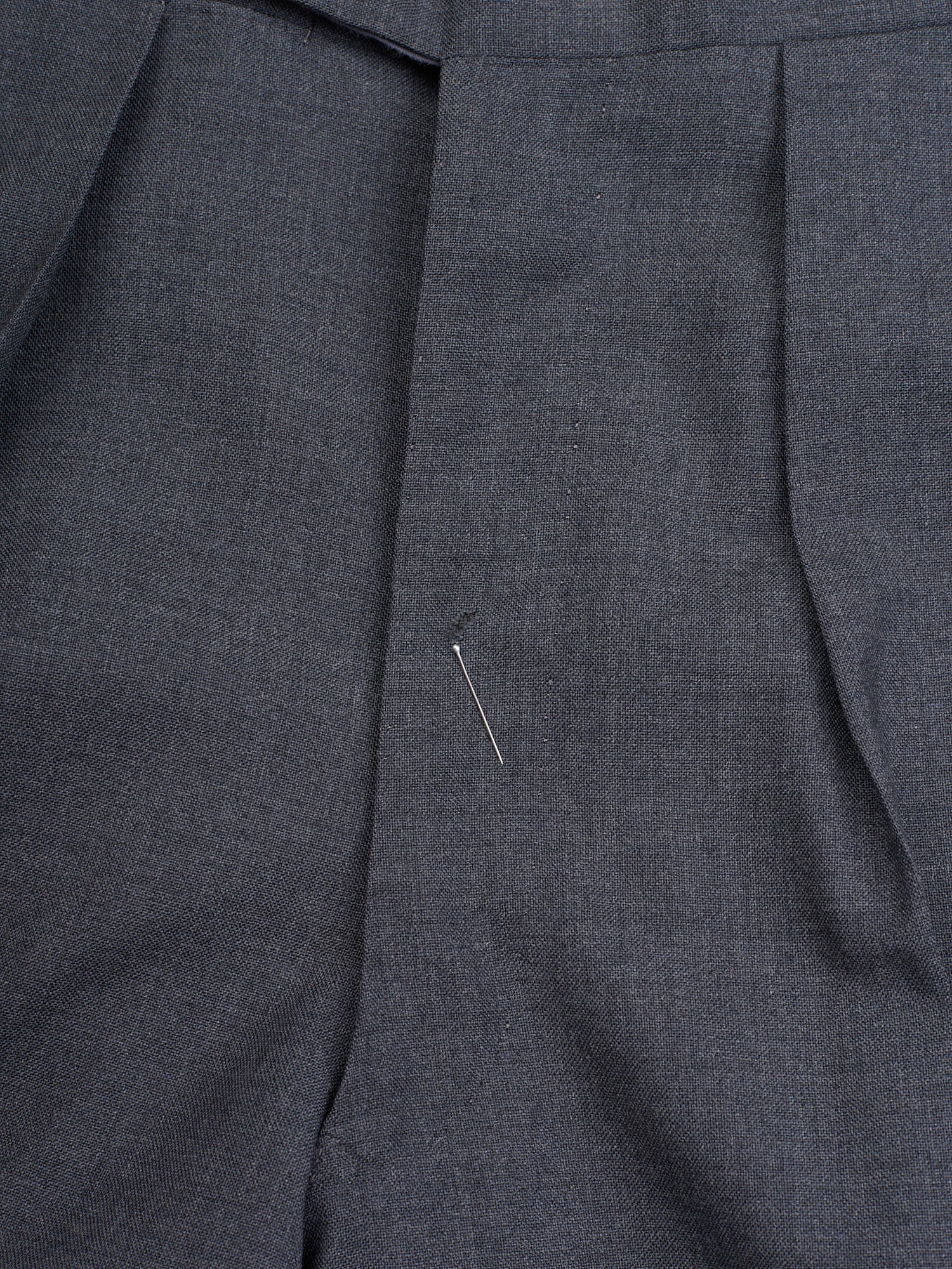 ANDERSON & SHEPPARD Savile Row Gray Wool Bespoke Suit 2 Pairs of Pants