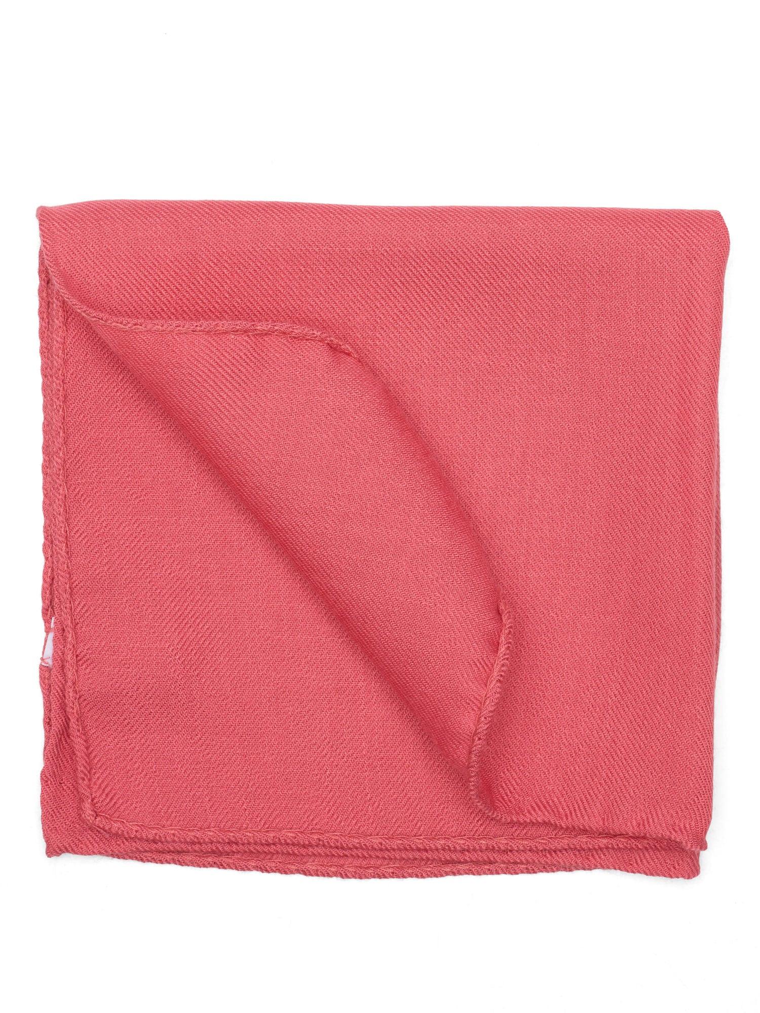 ANDERSON & SHEPPARD Pink Wool-Silk Pocket Square NEW 30x30cm