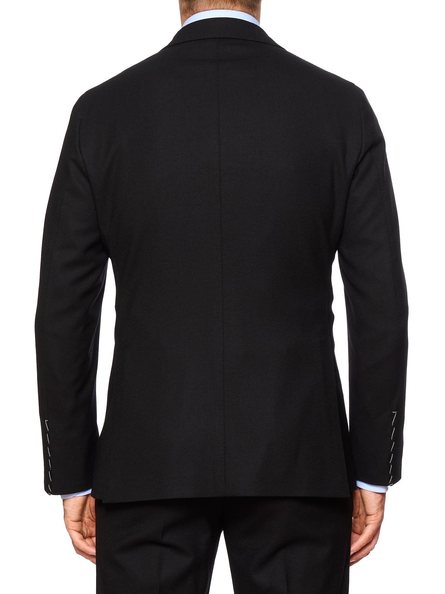 RAFFAELE CARUSO "Aida" Black Houdini Stretch Wool DB Suit NEW