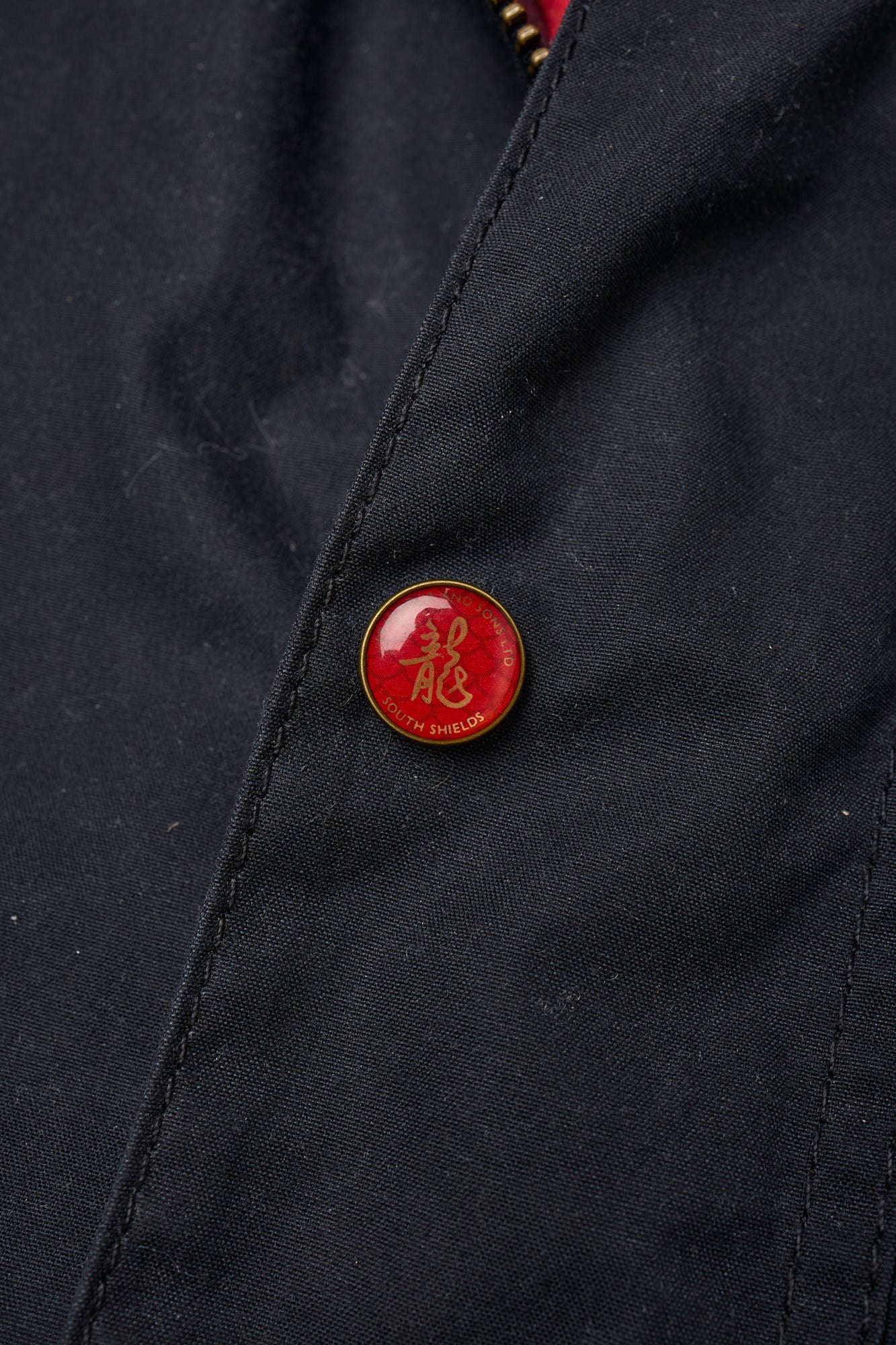 BARBOUR Ashby Limited Edition Lunar New Year Dragon Wax Jacket