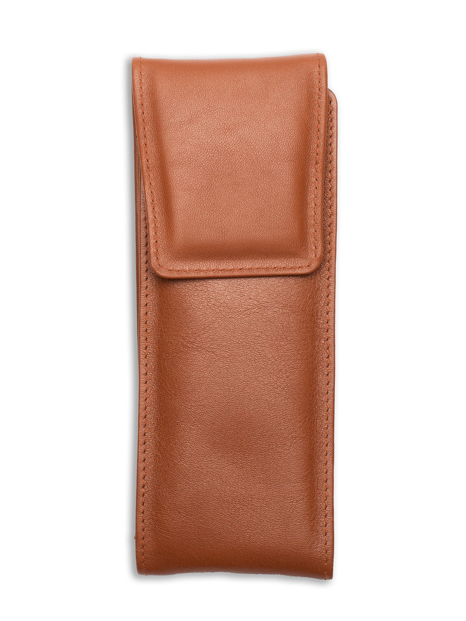 MAISON BONNET Brown Leather Glasses Case
