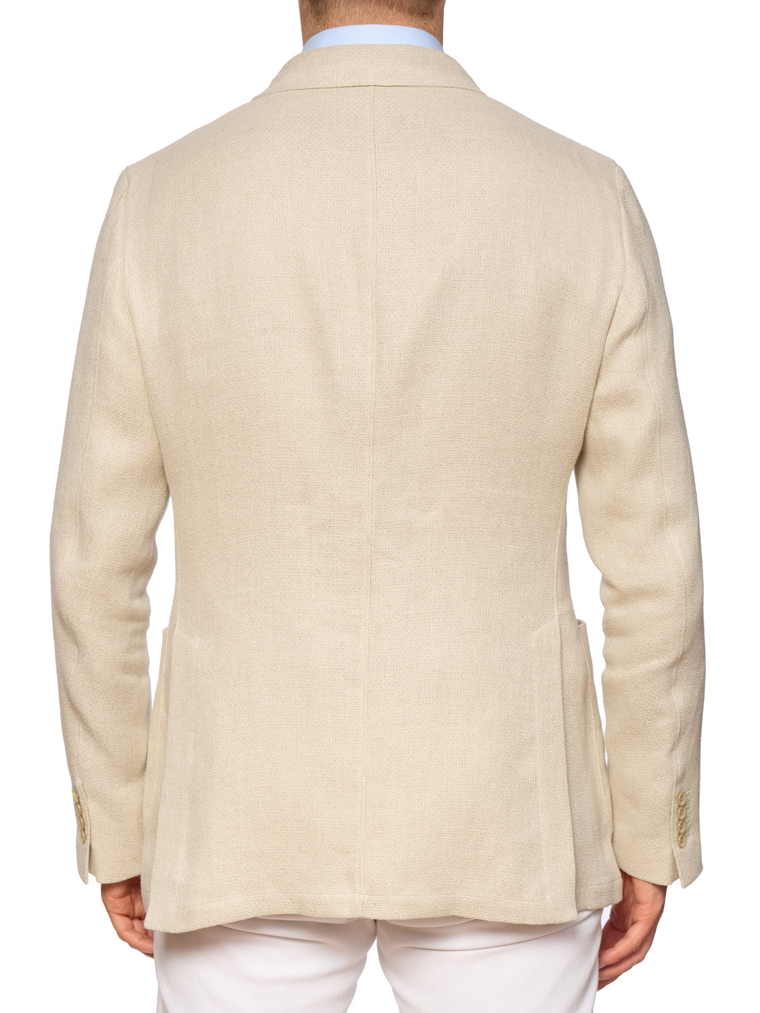 BELVEST Tan Hopsack Hemp-Silk-Linen Jacket Sportscoat 56 NEW US 46