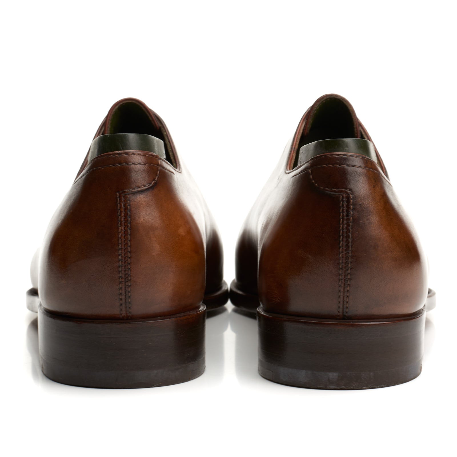 BERLUTI Brown Patina Venezia Calf Leather Oxford Dress Shoes UK 8 US 9 BERLUTI