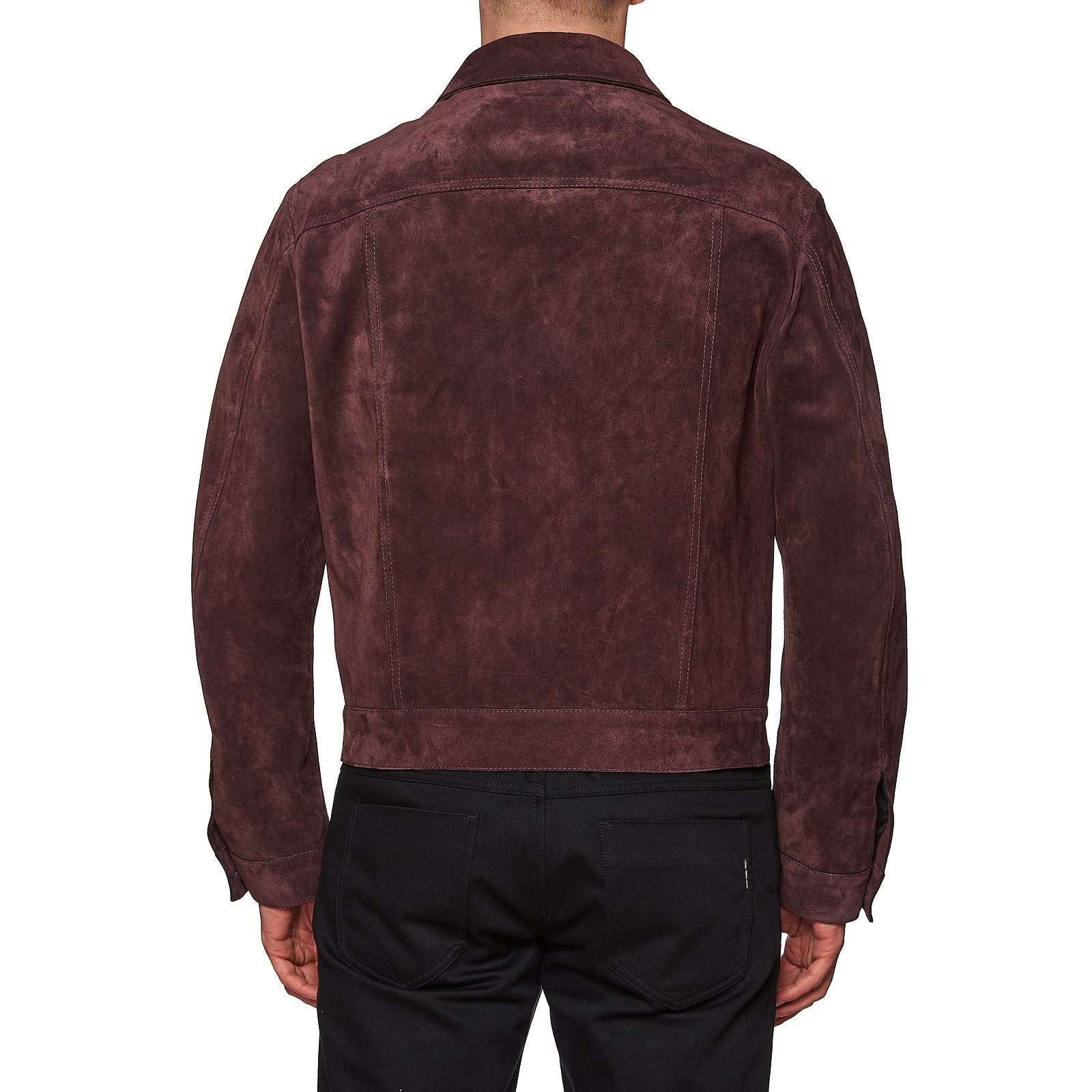 BERLUTI Dark Purple Calfskin Leather Jacket EU 50 NEW US M BERLUTI