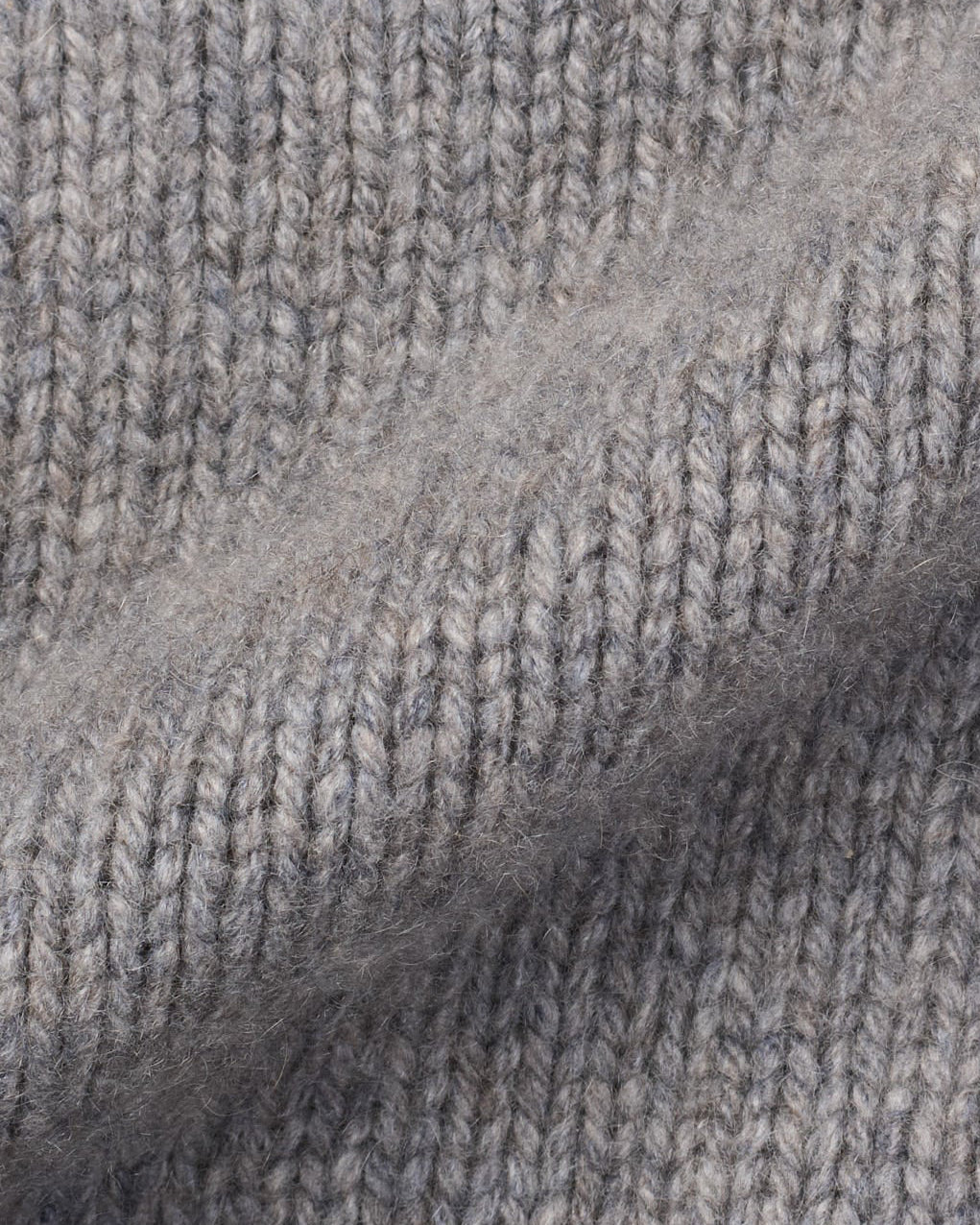 BERLUTI Gray Cashmere Knit Leather Zip Shoulder Sweater EU 50 NEW US M