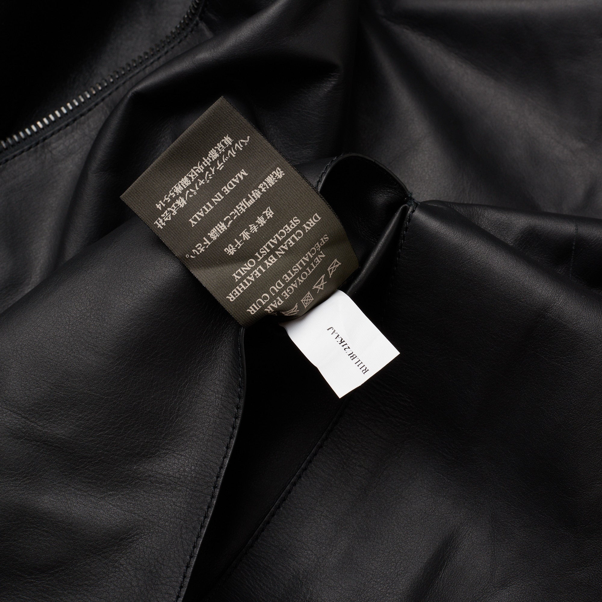 BERLUTI Paris Black Calfskin Leather Unlined Hooded Jacket EU 50 NEW US M BERLUTI