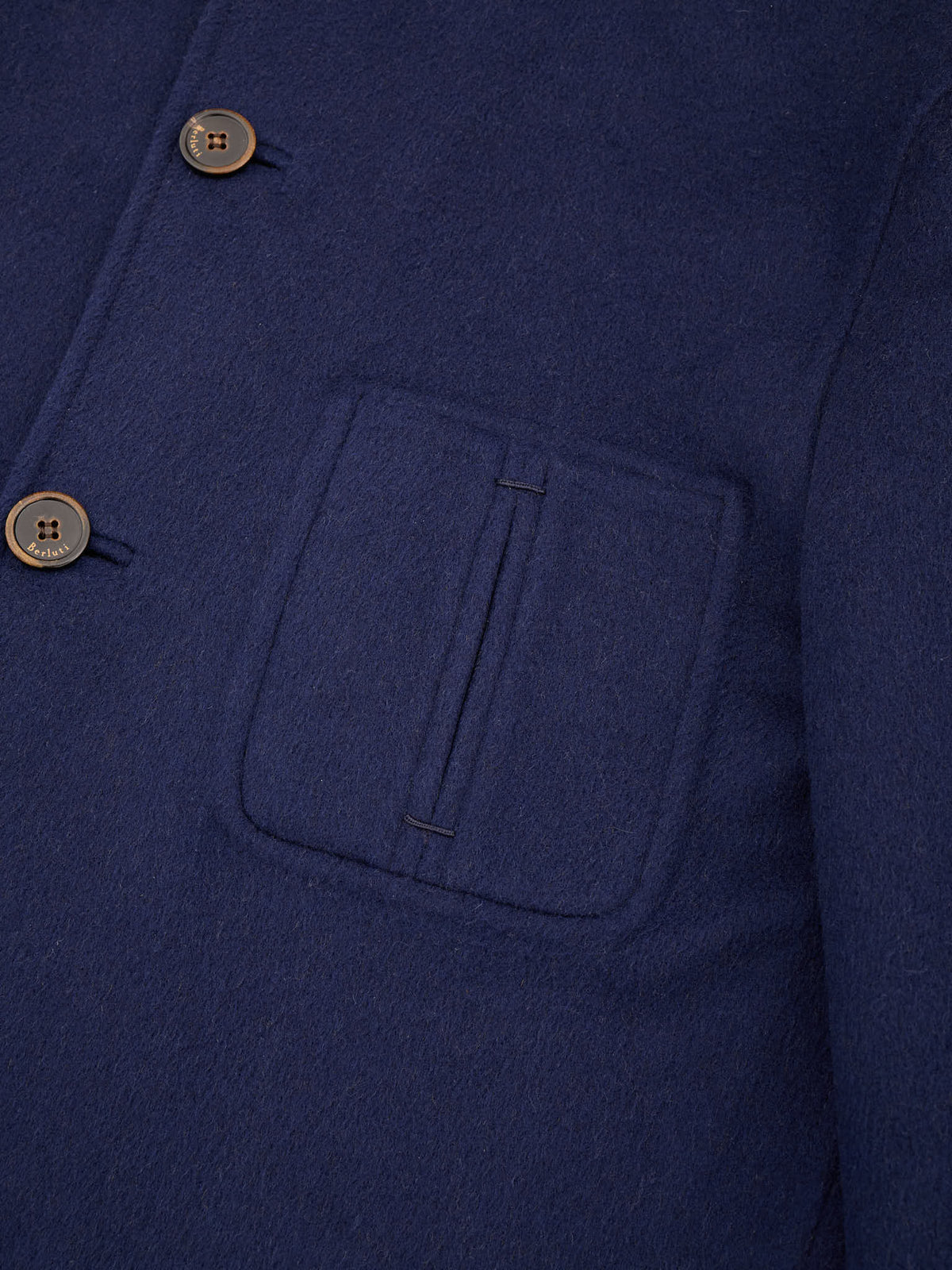 BERLUTI Paris Hand-Made Double Face Pure Cashmere Forestiere style Jacket
