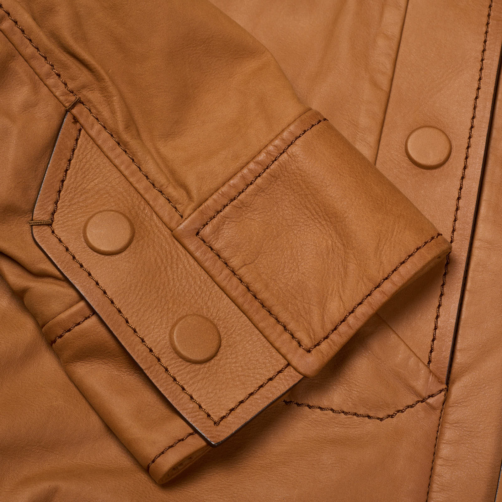 BERLUTI Paris Cognac Calfskin Leather Jacket EU 50 NEW US M