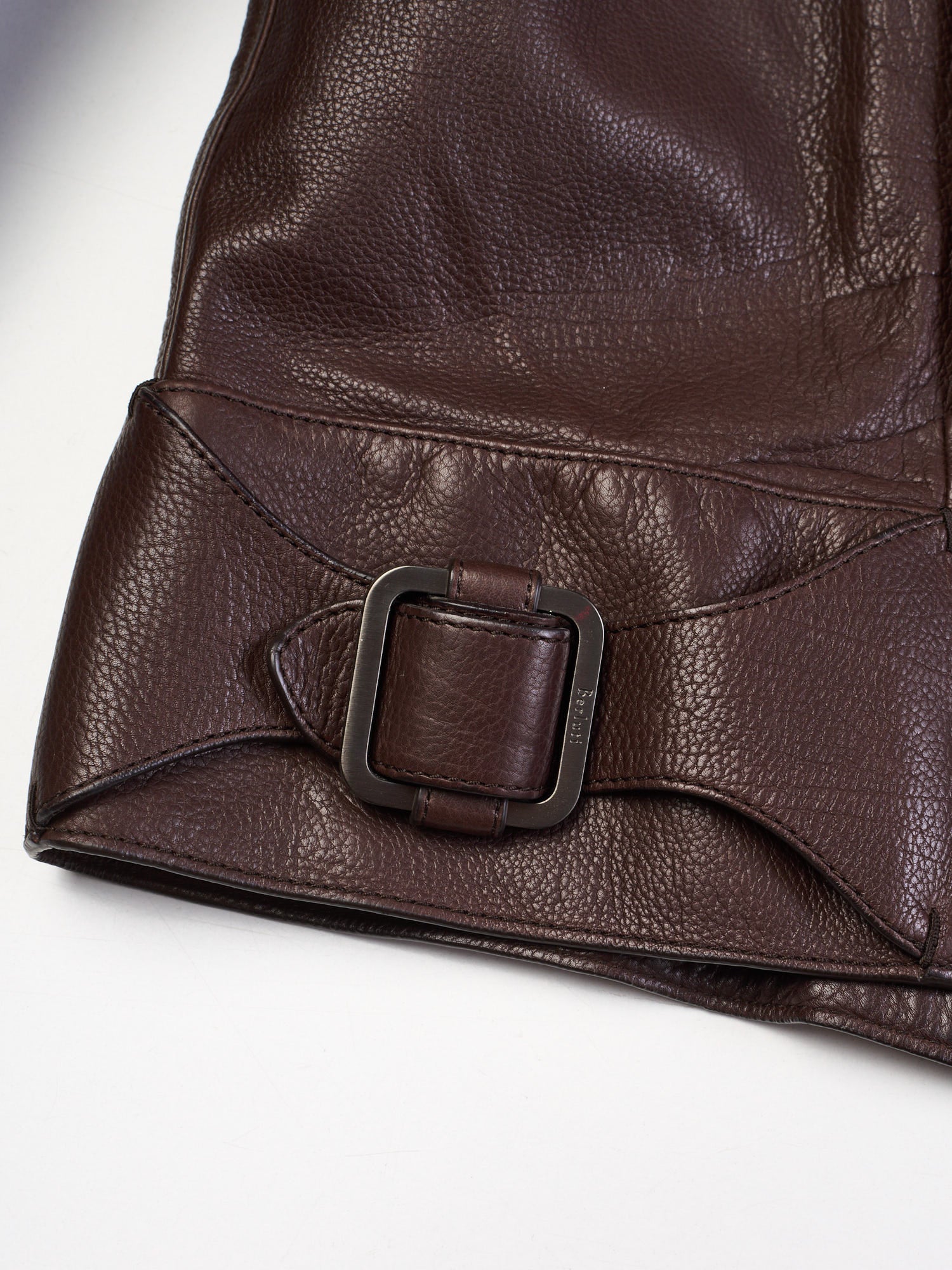 BERLUTI Paris Dark Brown Calfskin Leather Flight Jacket NEW Size M