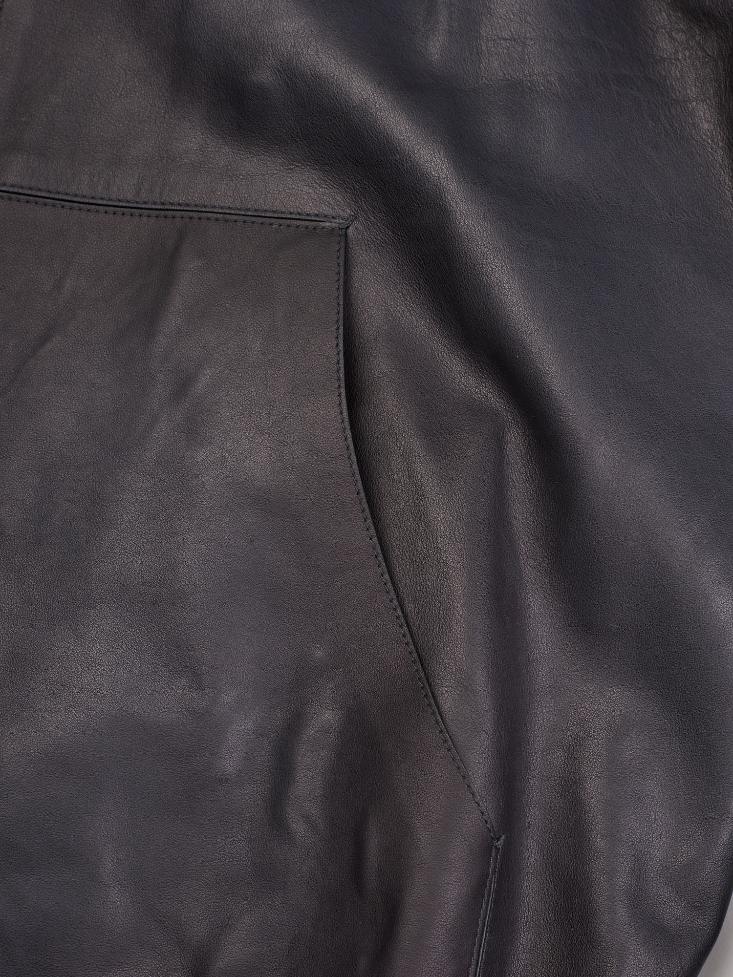 BERLUTI Paris Gray Calfskin B-Way Scritto Black Patina Leather Jacket Bomber