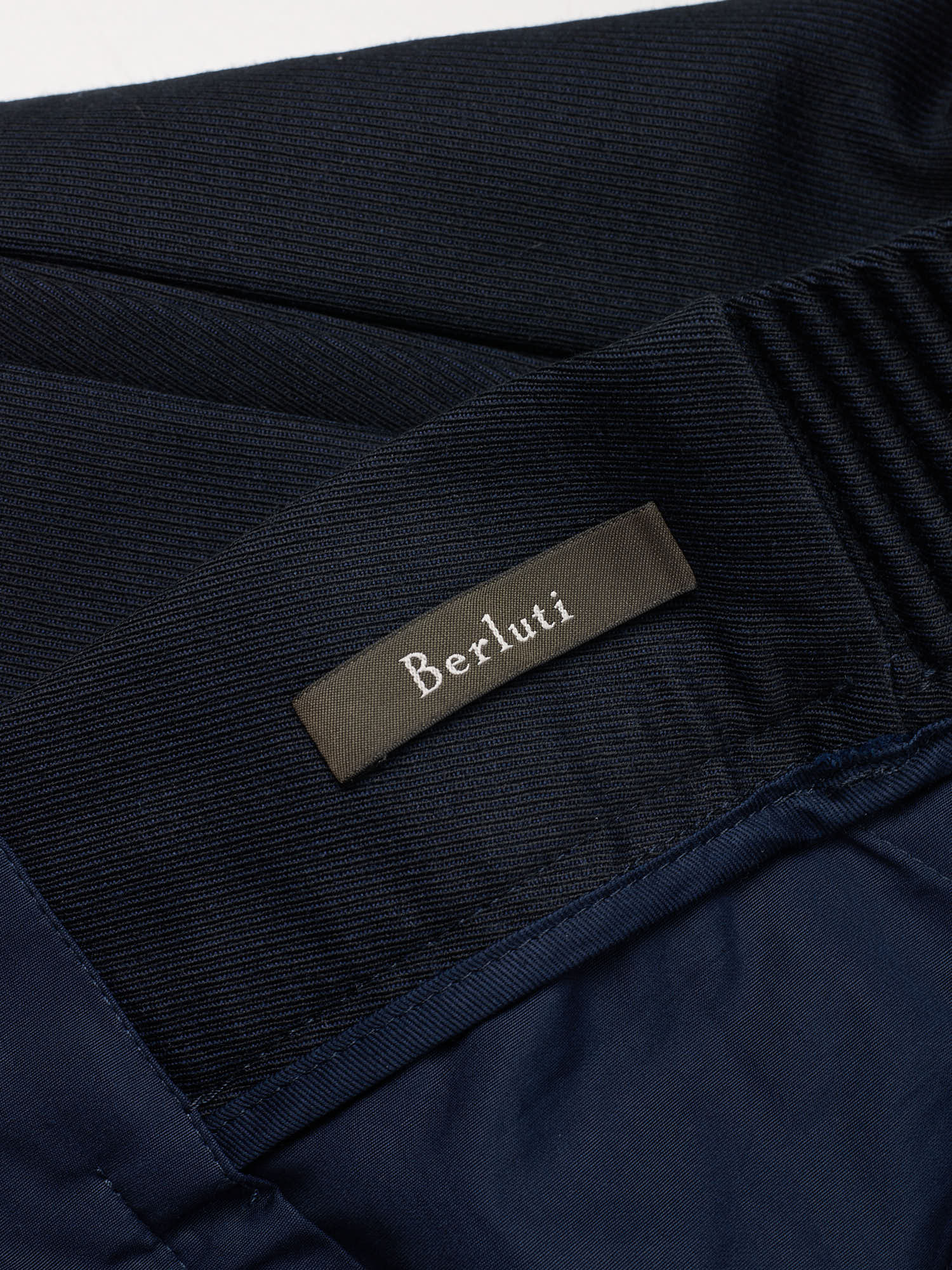 BERLUTI Paris Navy Blue Wool Jogging Pants EU 50 NEW US 34 Slim Fit