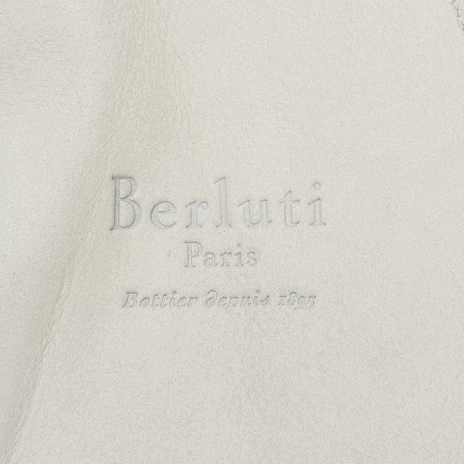 BERLUTI Paris Cream Calfskin Leather Unlined Bomber Blouson Jacket EU 50 US M