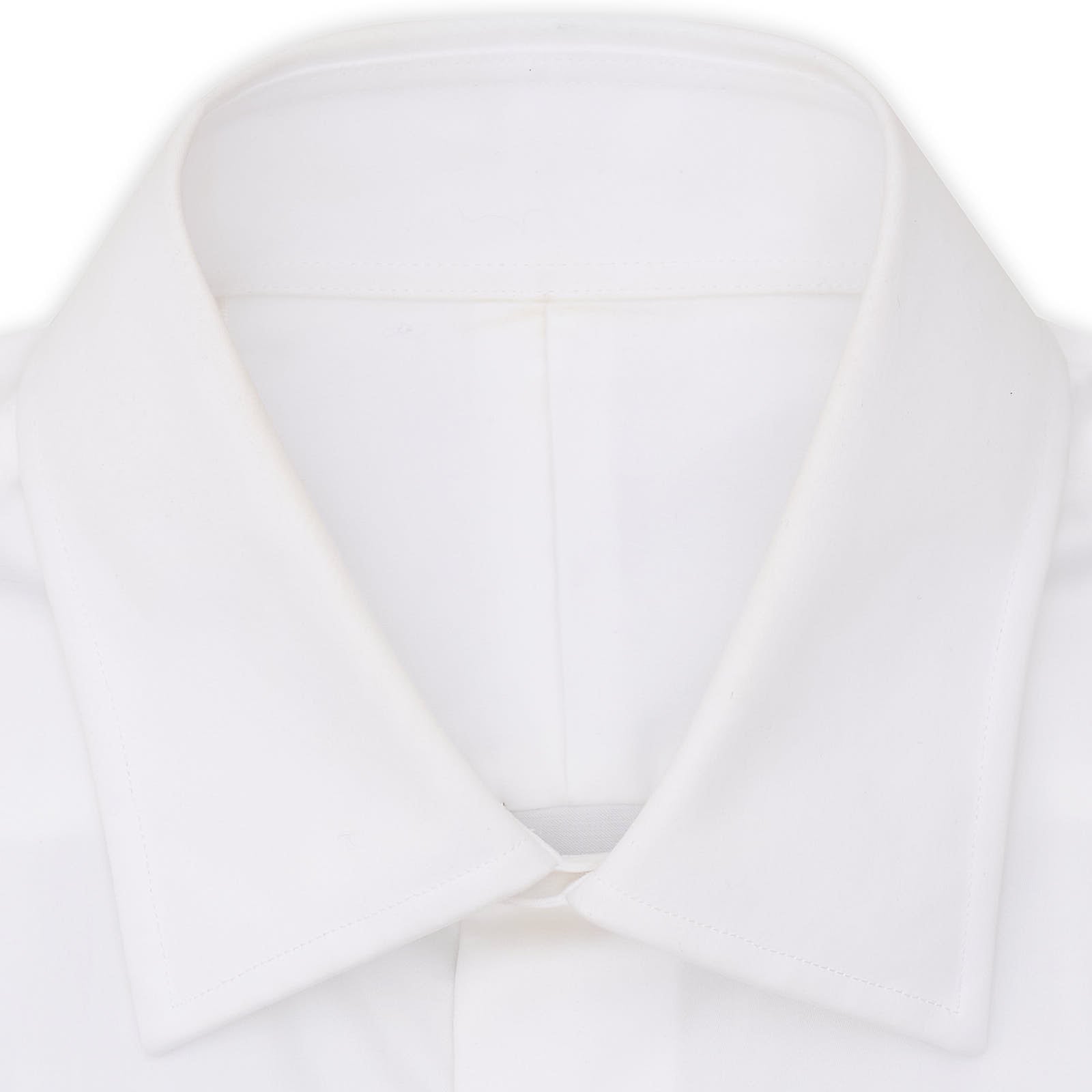 BESPOKE ATHENS Handmade White Cotton Dress Shirt EU 40 NEW US 15.75
