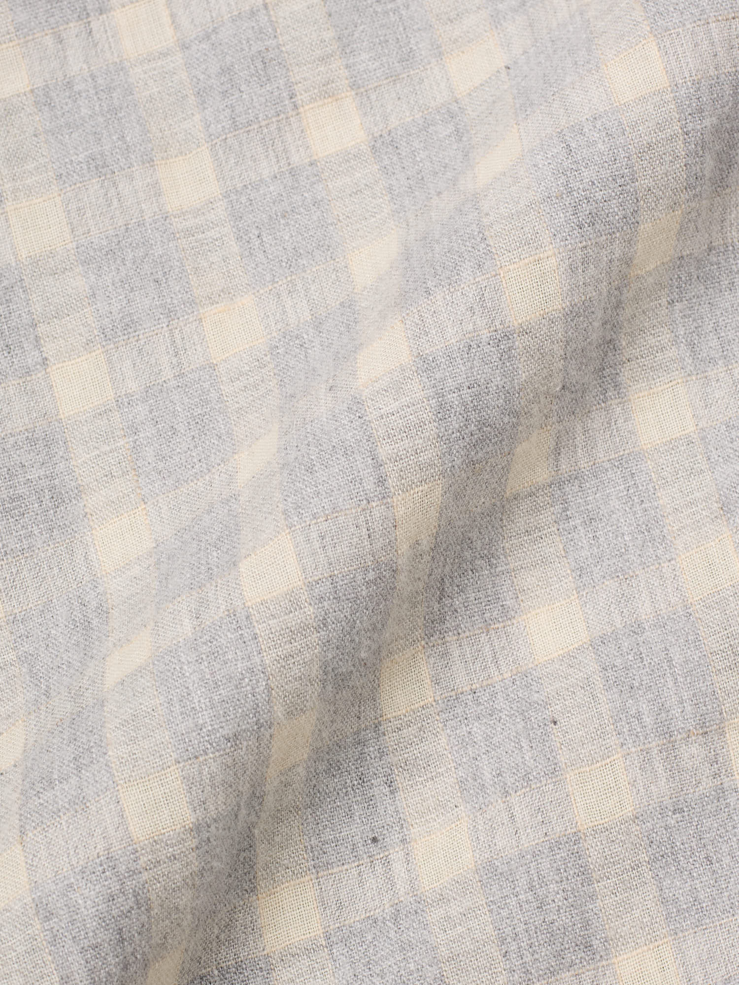 BILLY REID USA Gray Plaid Cotton Western Snap Front Made in USA Casual Shirt