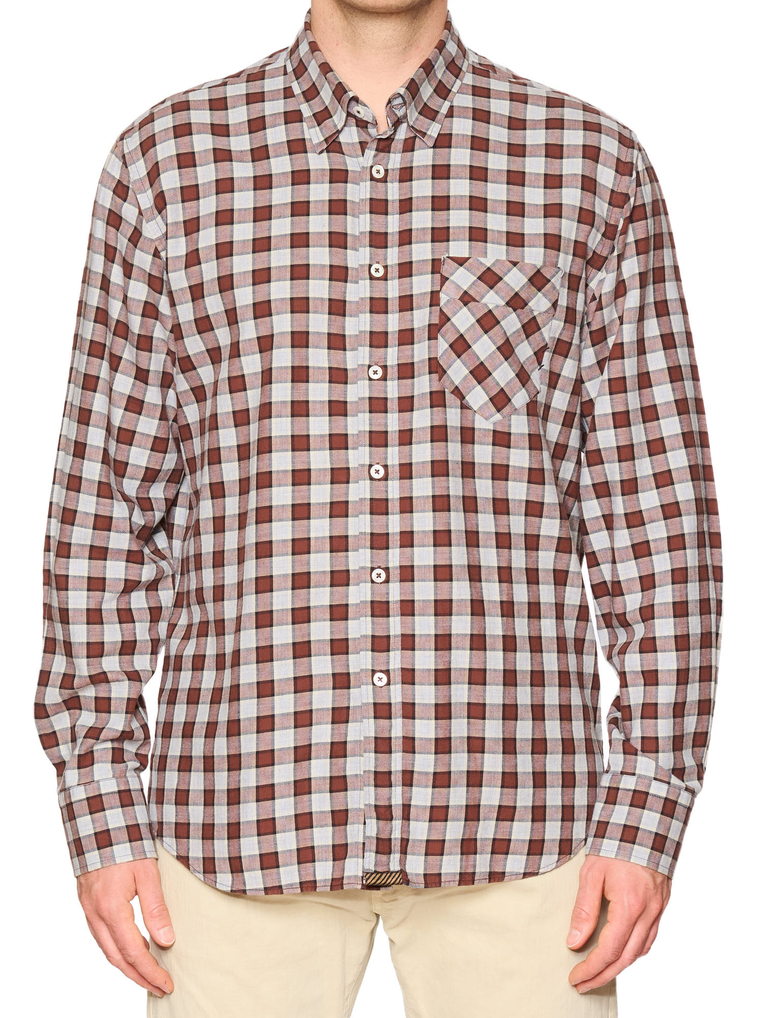 BILLY REID USA Plaid Cotton Snap Front Western Shirt Size L