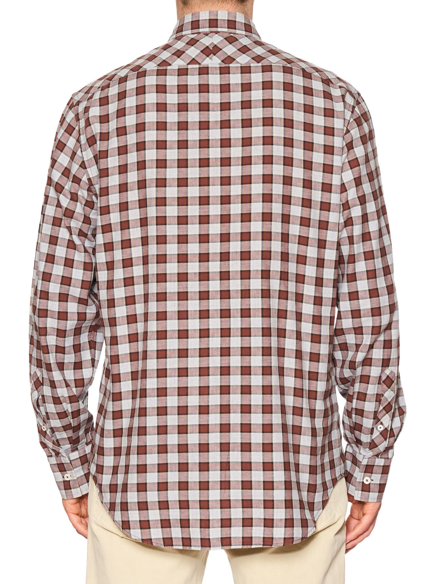 BILLY REID USA Plaid Cotton Snap Front Western Shirt Size L