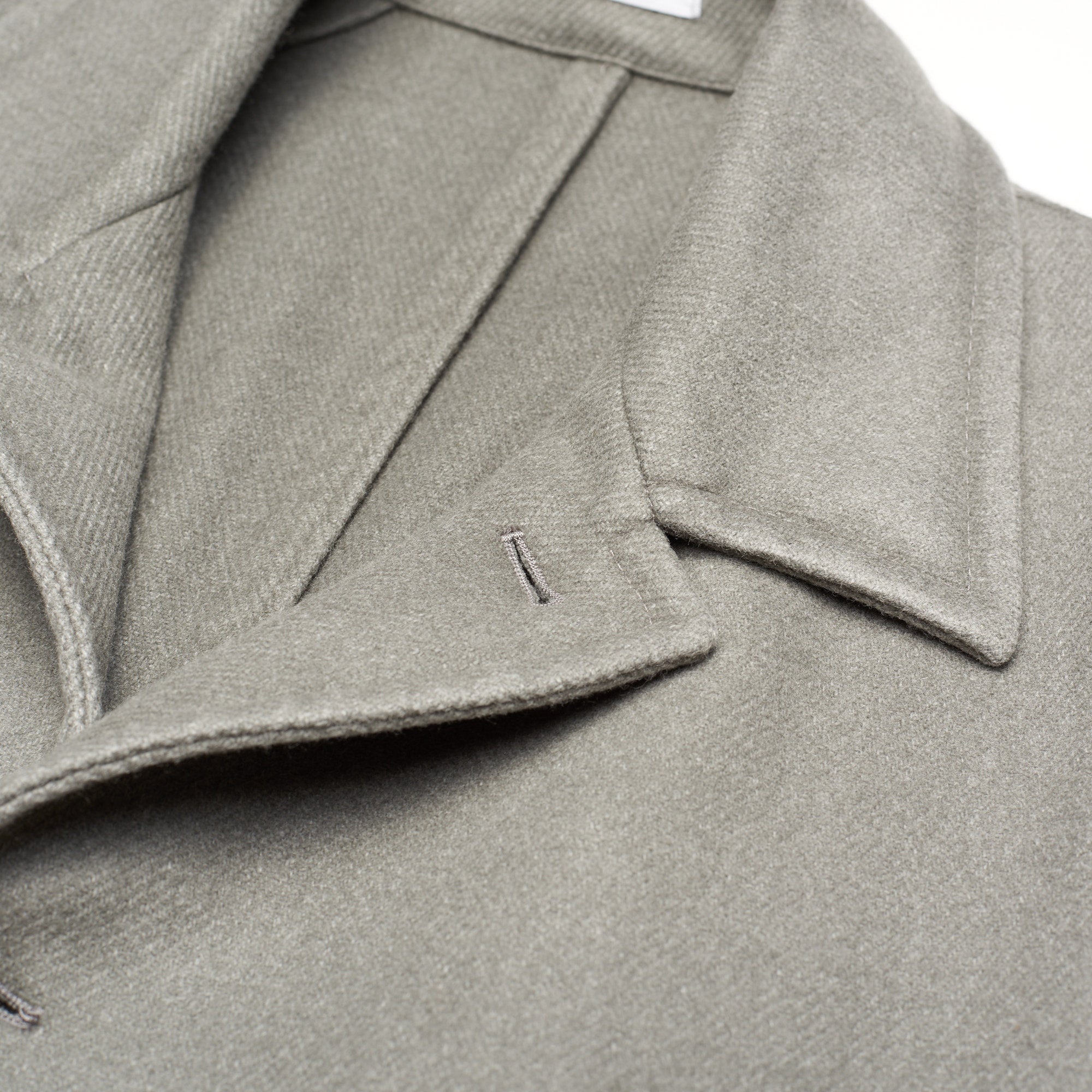 BOGLIOLI Milano Gray Virgin Wool Blend Flannel Unlined Coat EU 48 NEW US 38 BOGLIOLI